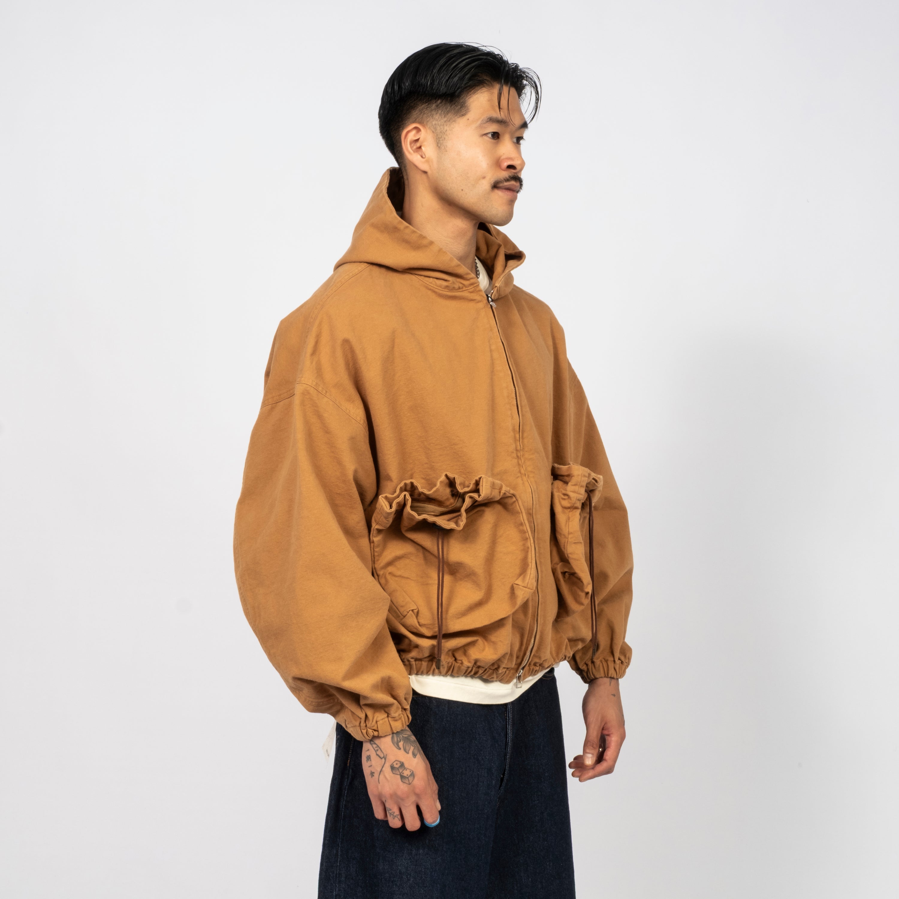 [REFOMED] KINCHAKU DUCK HOODIE _ RENGA