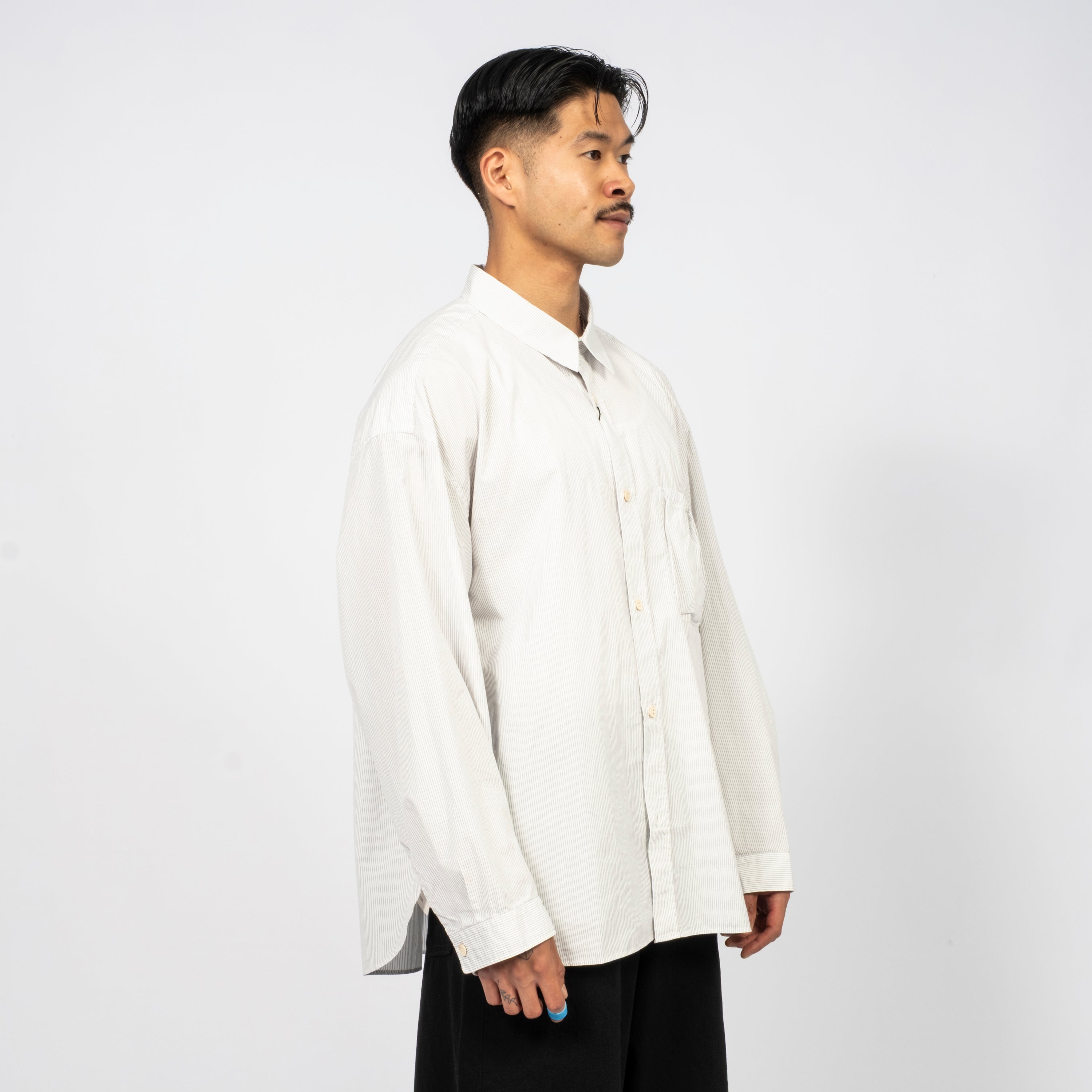 [REFOMED] WRIST PATCH WIDE SHIRT STRIPE _ OFF