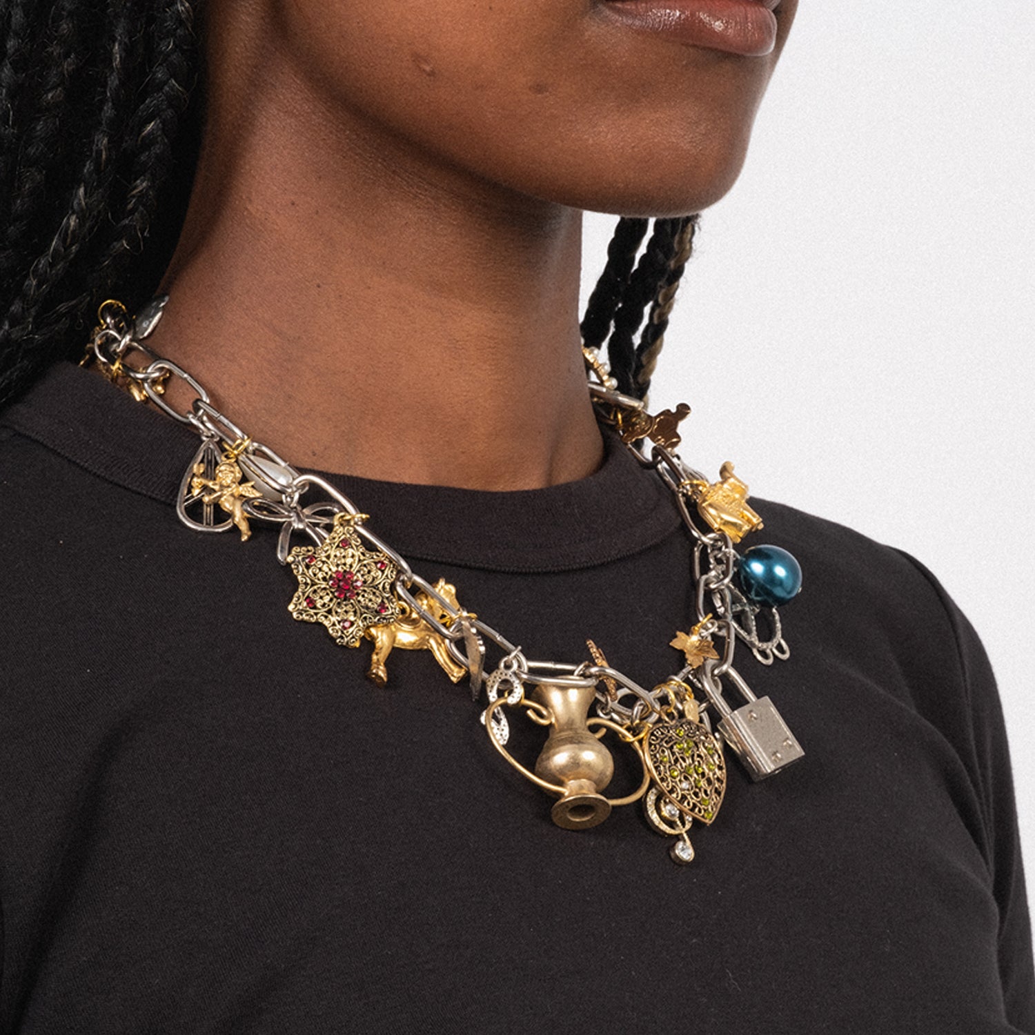 [52HZ LAB] PRECIOUS METALS NECKLACE