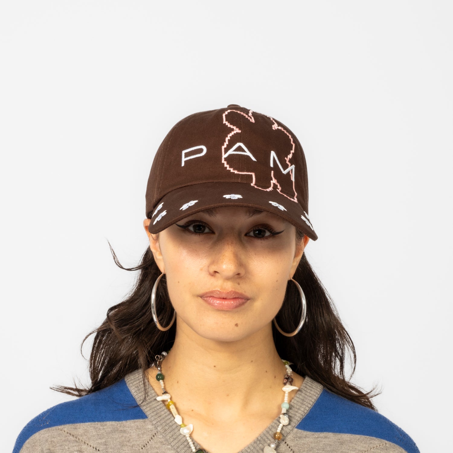 [PAM] BRICK GESTURES BASEBALL CAP _ TOFFEE