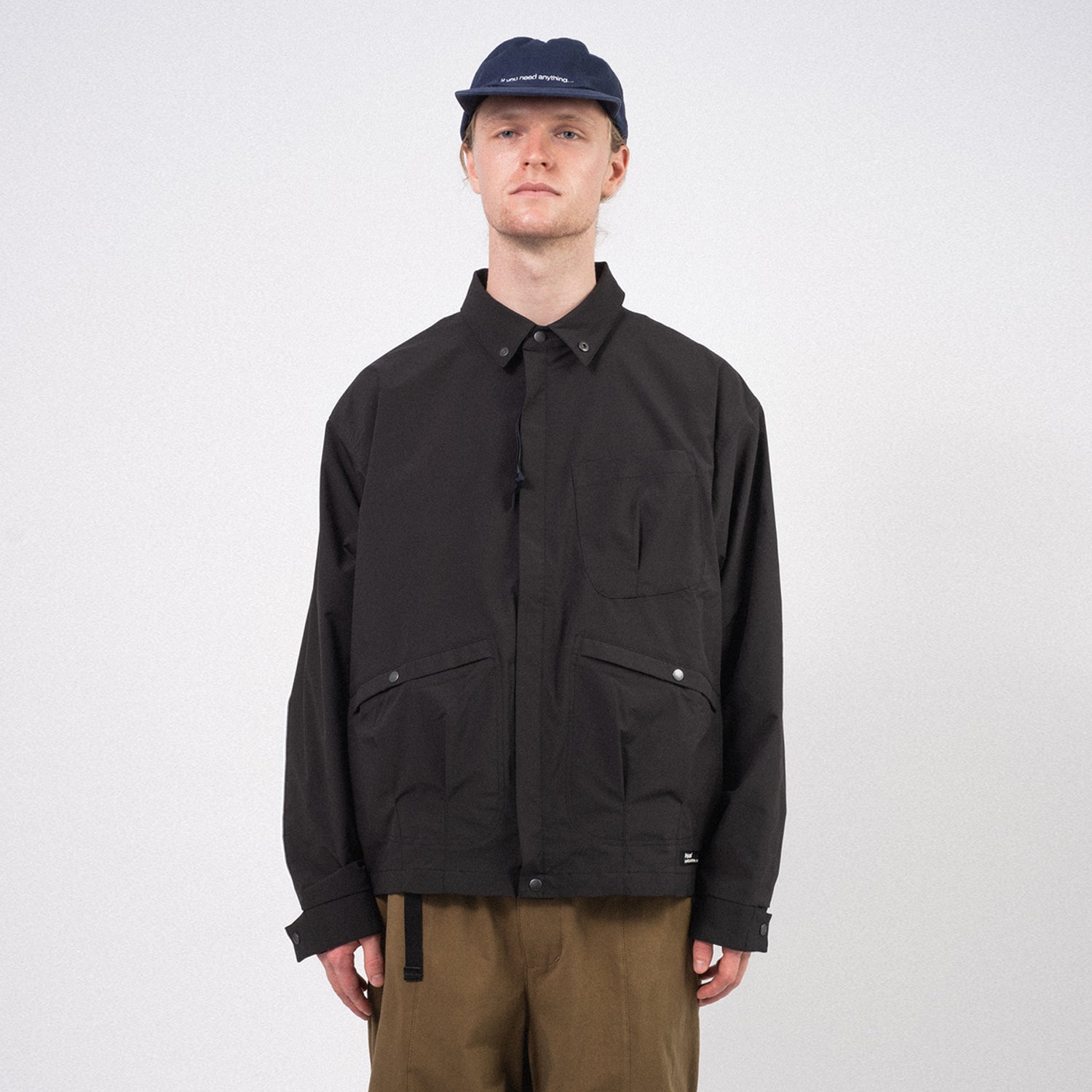 [POLIQUANT] THE DEFORMED SPECIFICATION MULTIPLE JACKET _ BLACK