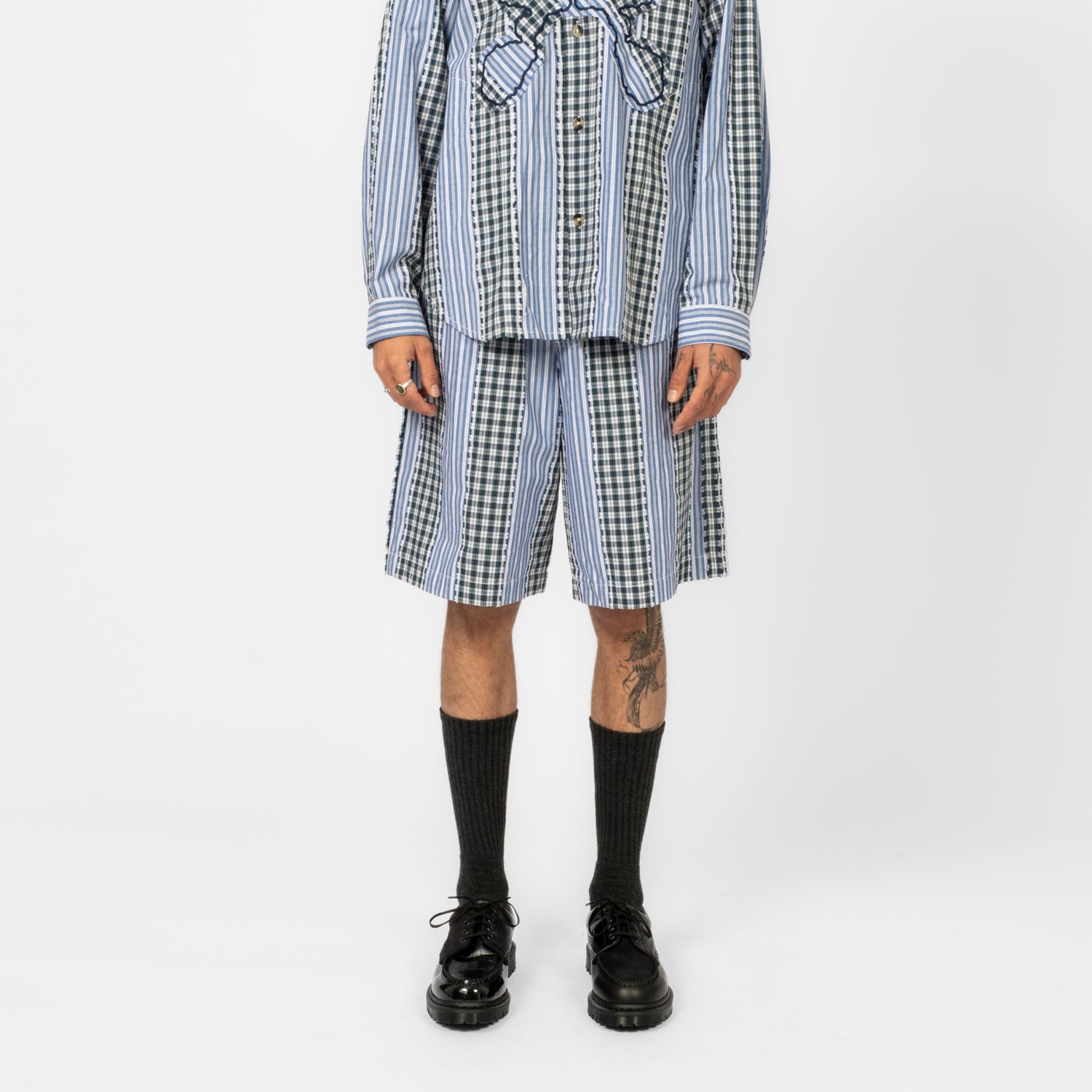 [PAM] PATCH WORK A RUSSELL SHORTS