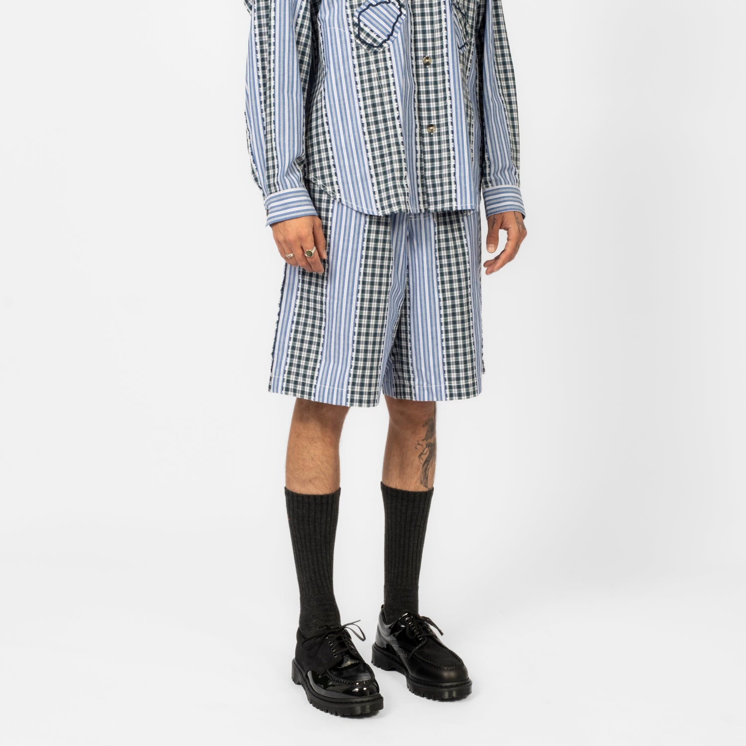 [PAM] PATCH WORK A RUSSELL SHORTS