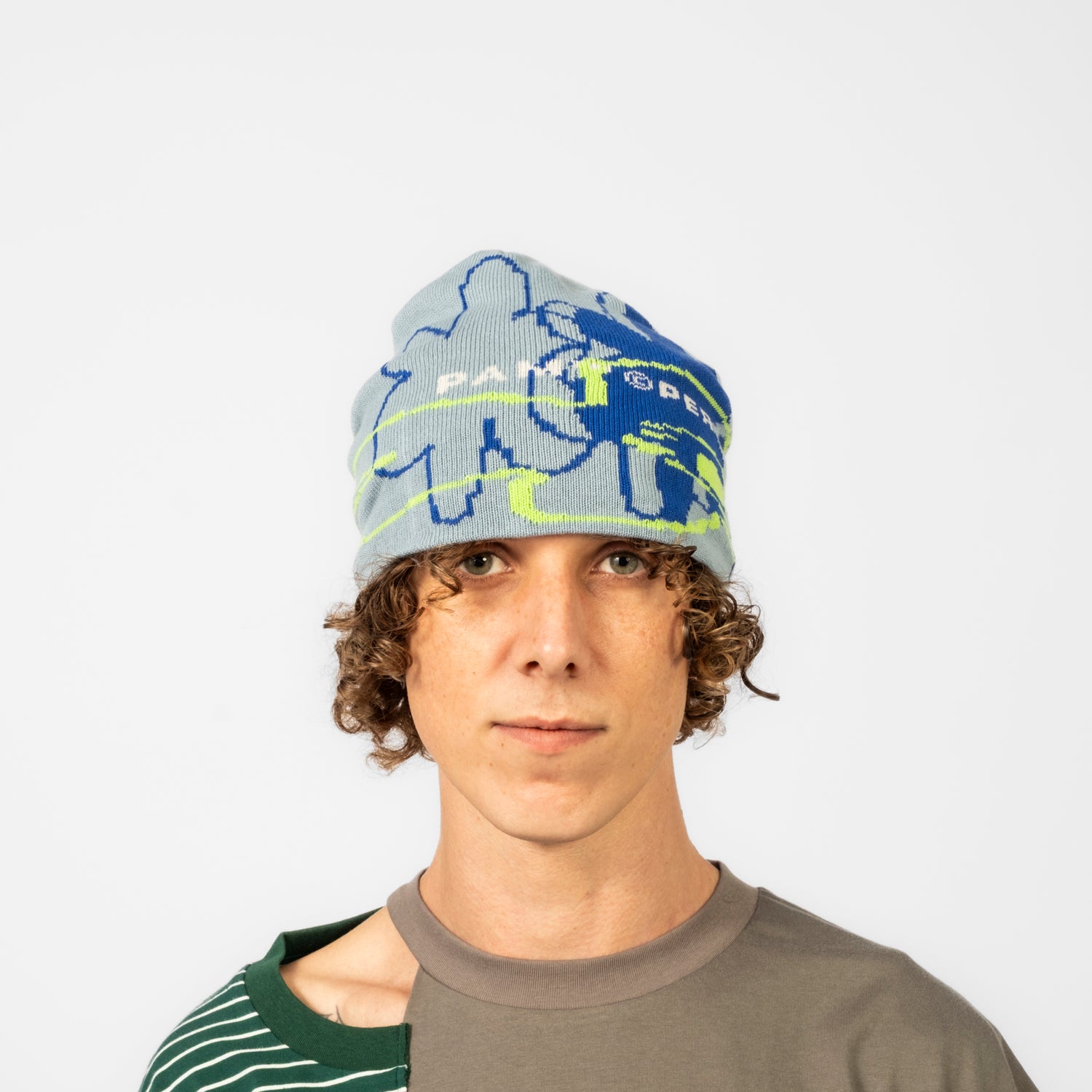 [PAM] BRICK BY BRICK BEANIE _ DUCK EGG