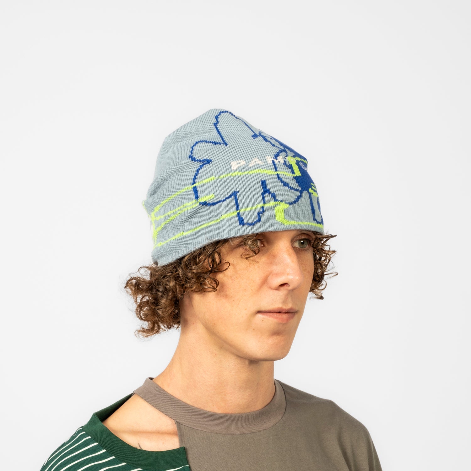 [PAM] BRICK BY BRICK BEANIE _ DUCK EGG