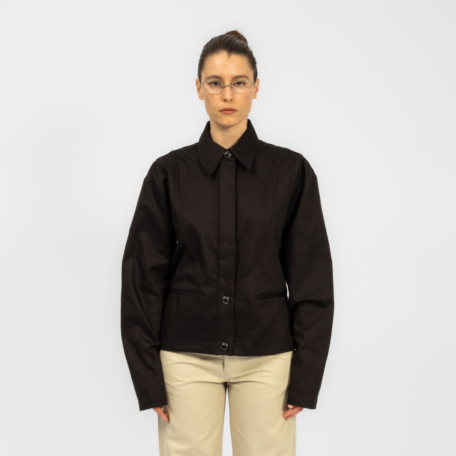 [KATE WALZ] WAIST COAT JACKET
