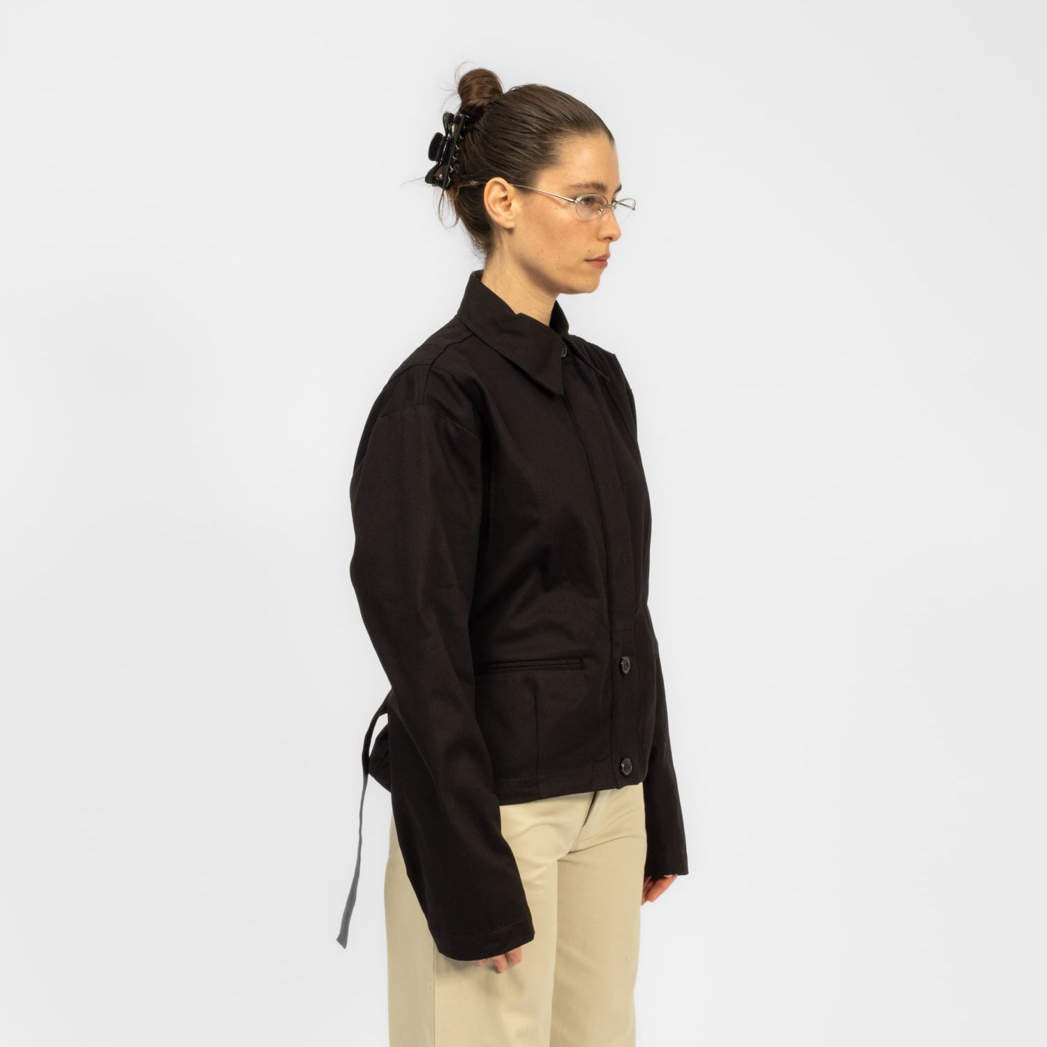 [KATE WALZ] WAIST COAT JACKET