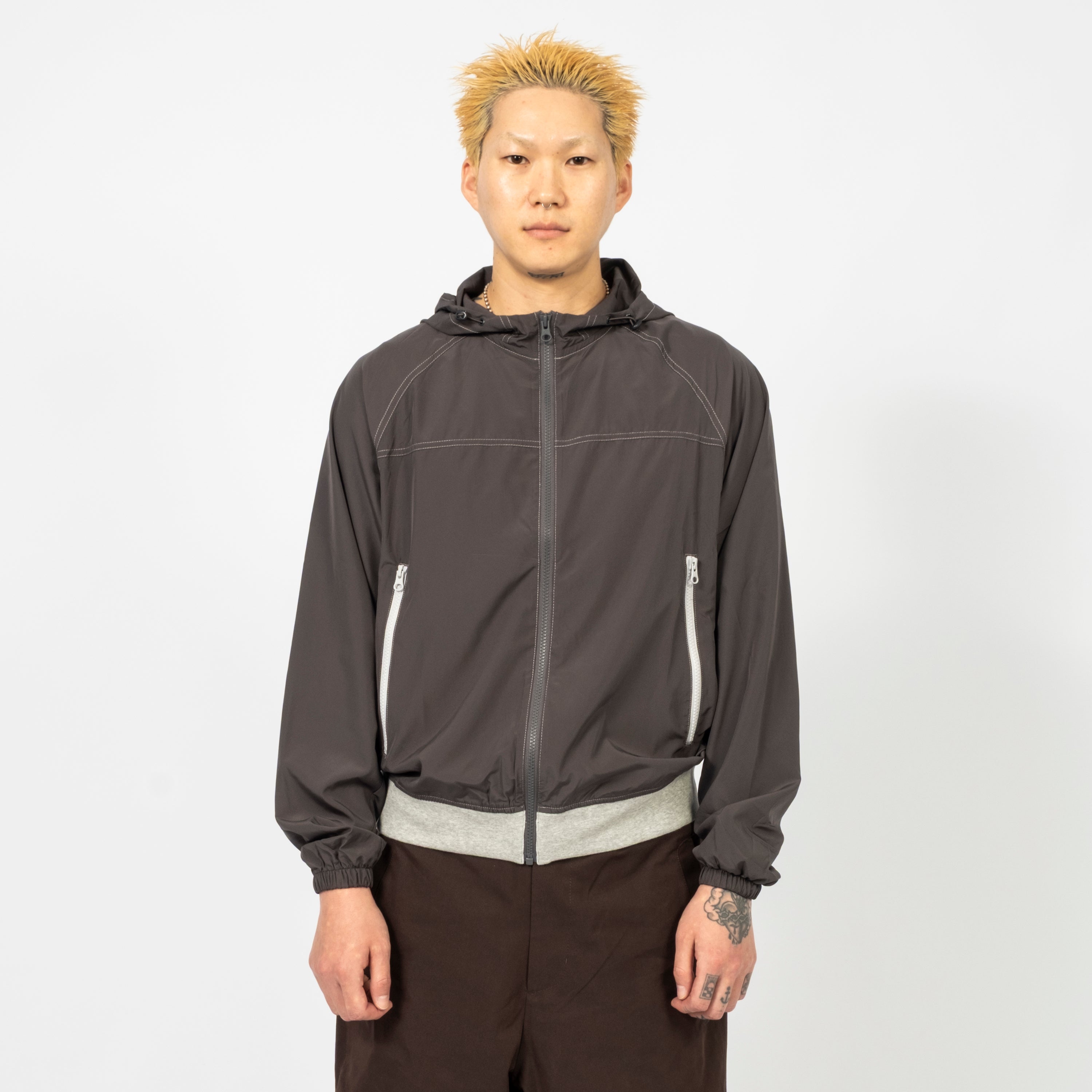 [SAN SAN GEAR] DUAL WEAVE JACKET _ NAVY