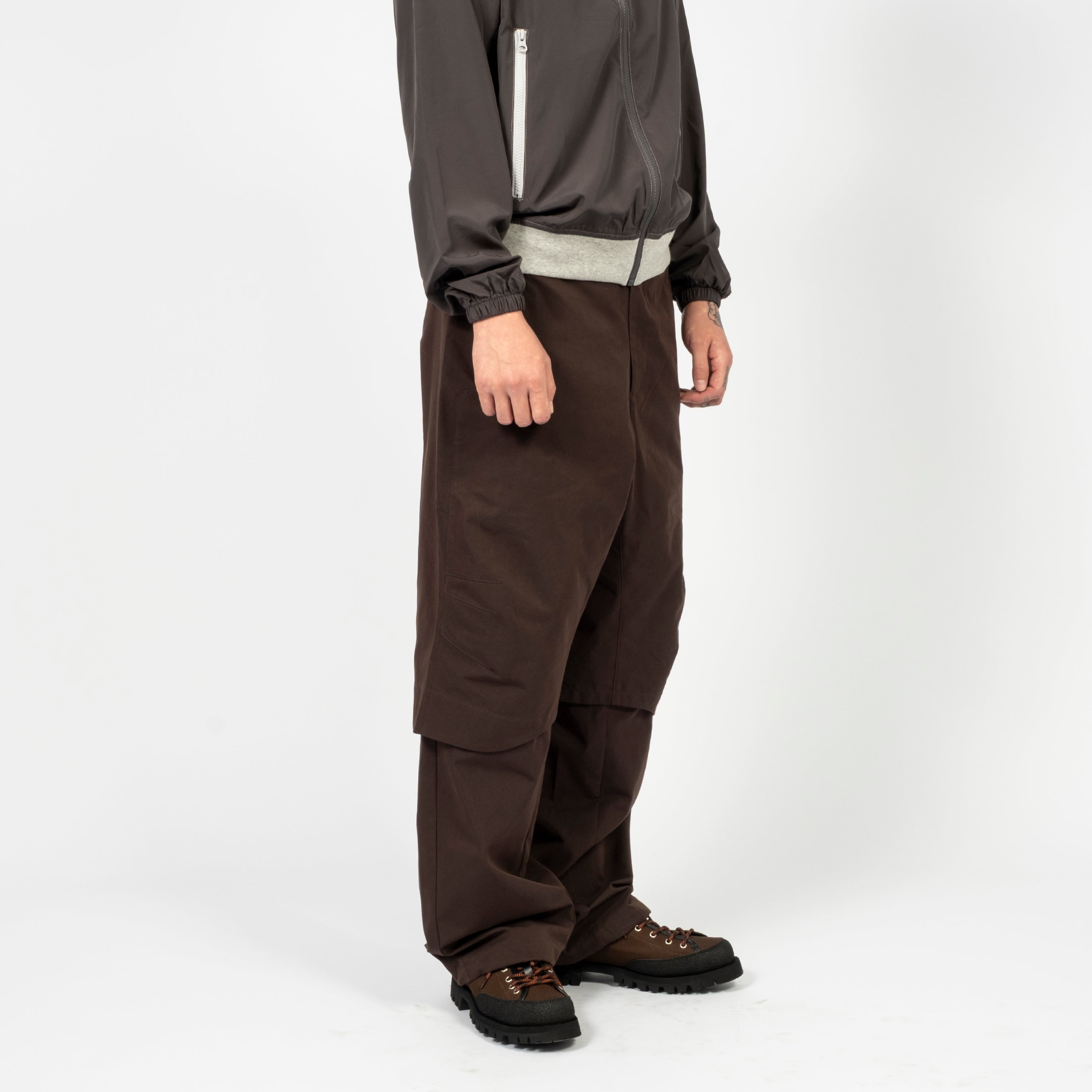 [SAN SAN GEAR] LAYERED PANTS _ BROWN