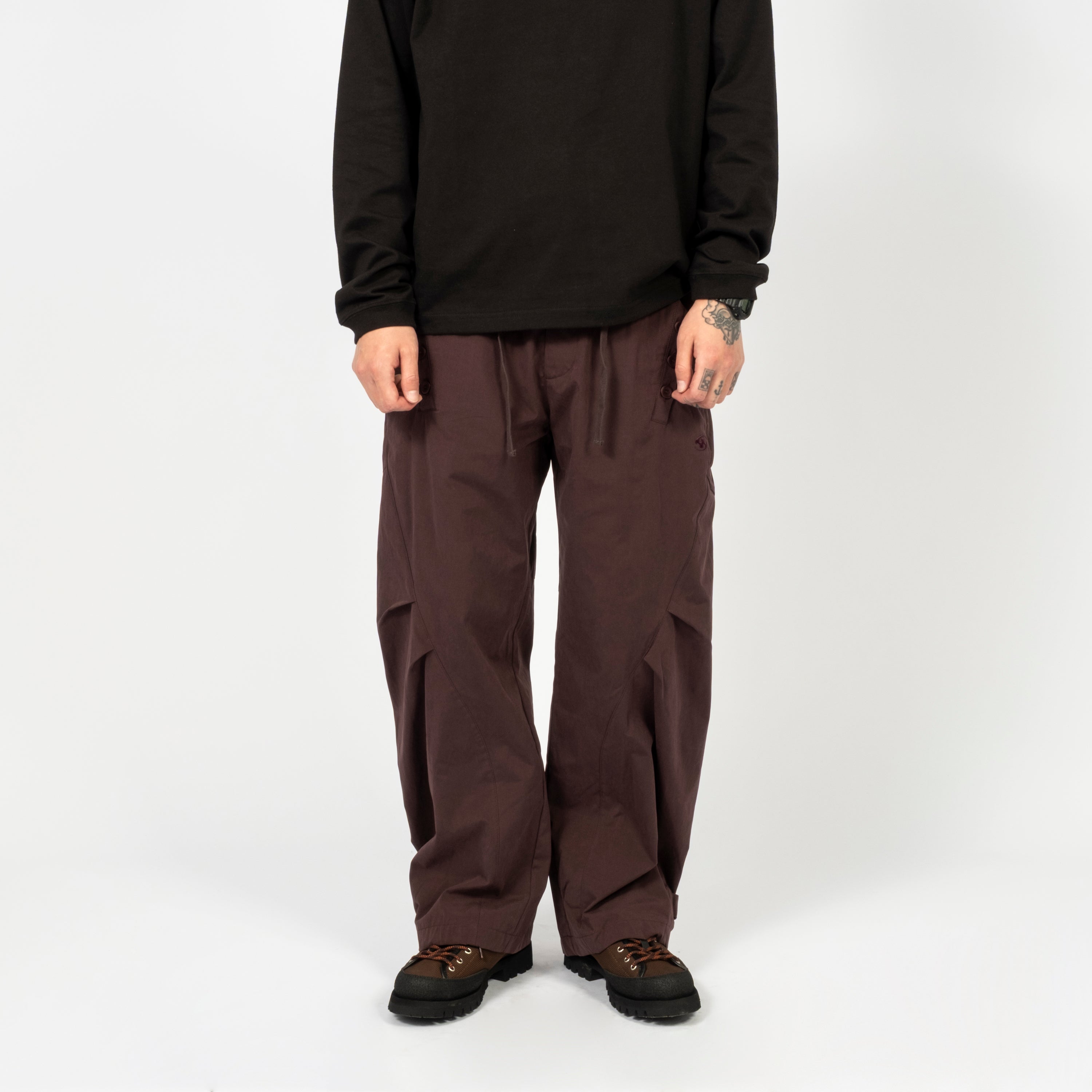 [SAN SAN GEAR] TIE PANTS _ WINE