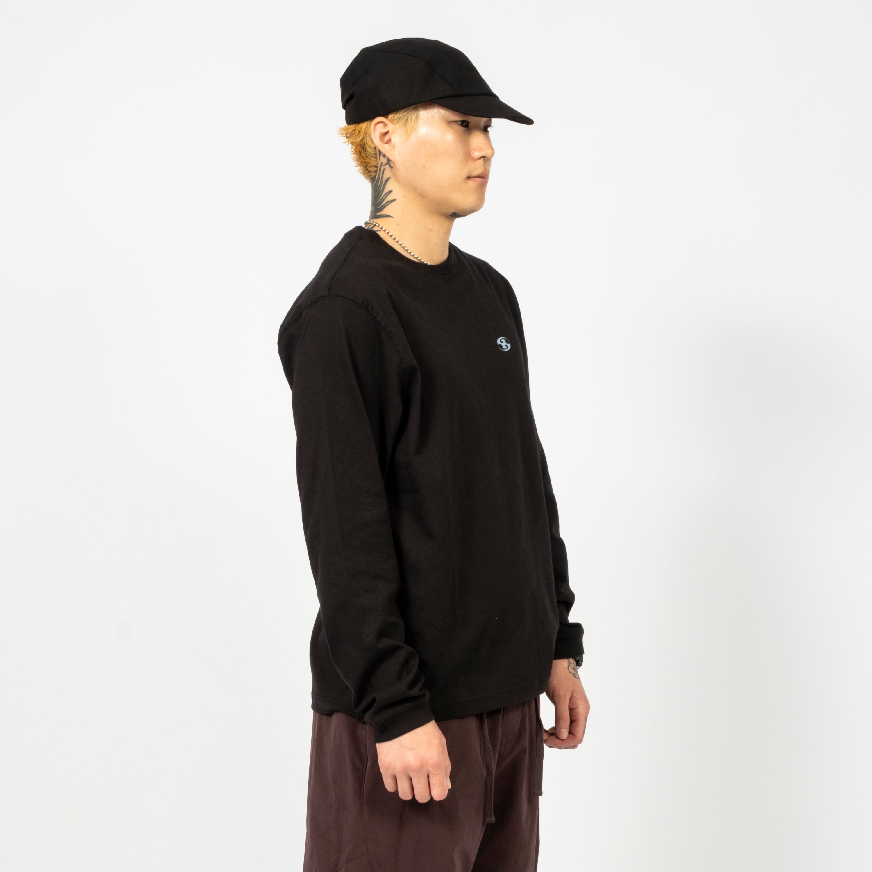 [SAN SAN GEAR] LOGO LONG SLEEVES _ BLACK