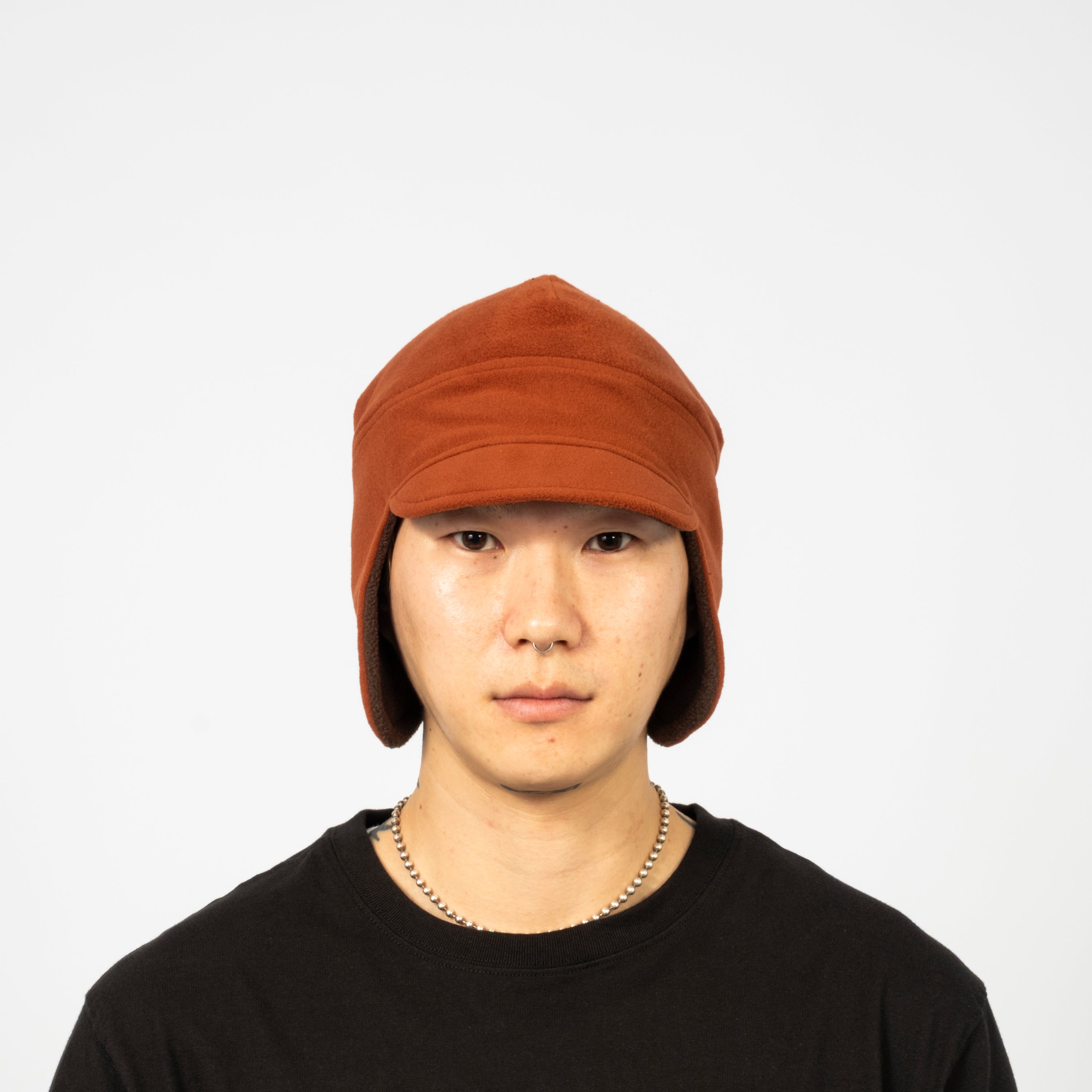 [SAN SAN GEAR] FLEECE CAP _ BRICK RED