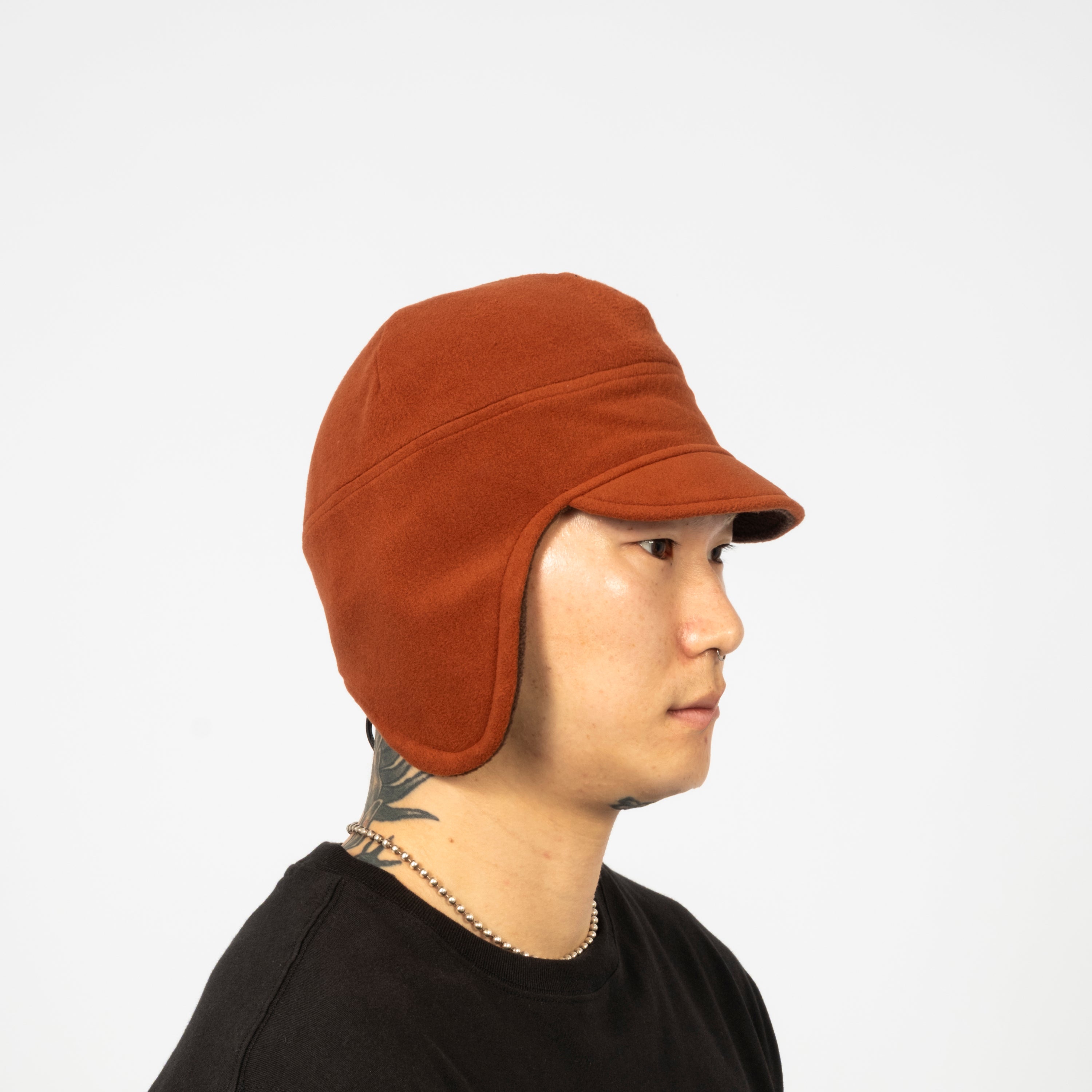 [SAN SAN GEAR] FLEECE CAP _ BRICK RED