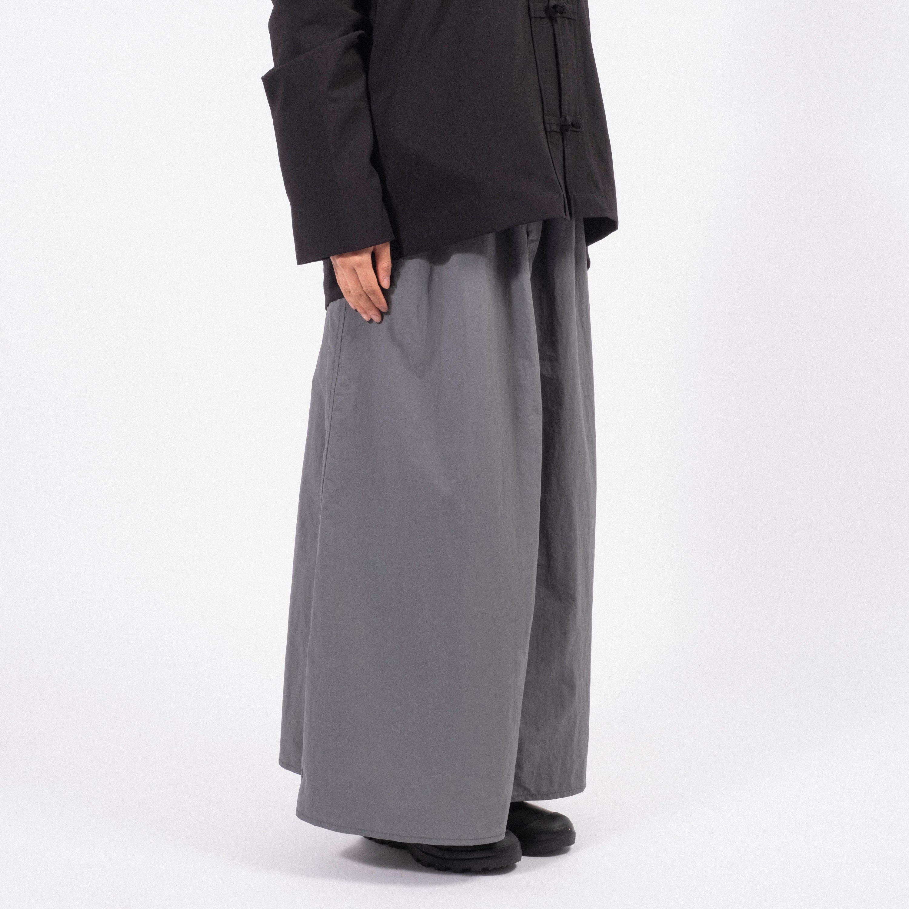 [SNOW PEAK] NYLON TUSSAH SKIRT _ GREY