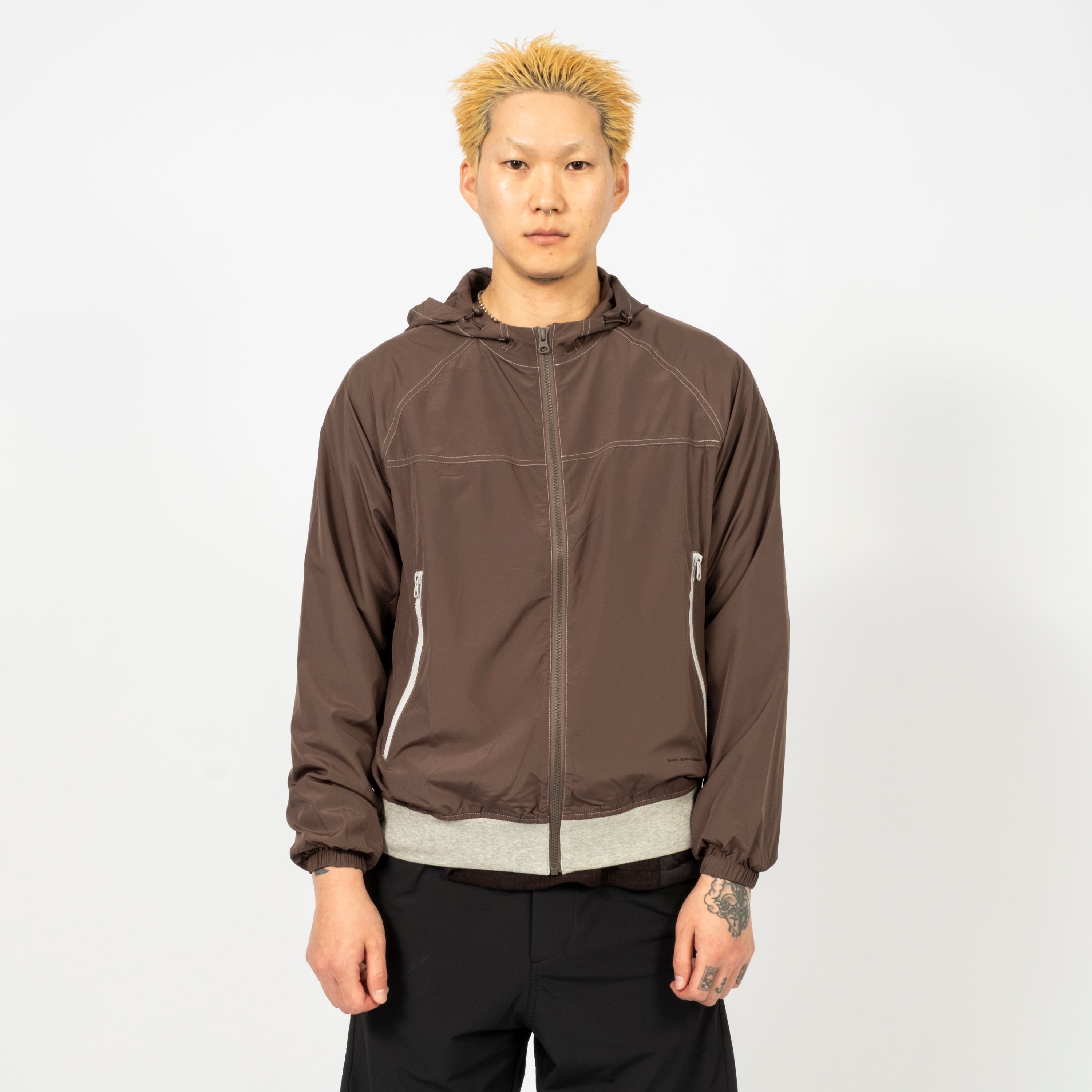 [SAN SAN GEAR] DUAL WEAVE JACKET _ BROWN