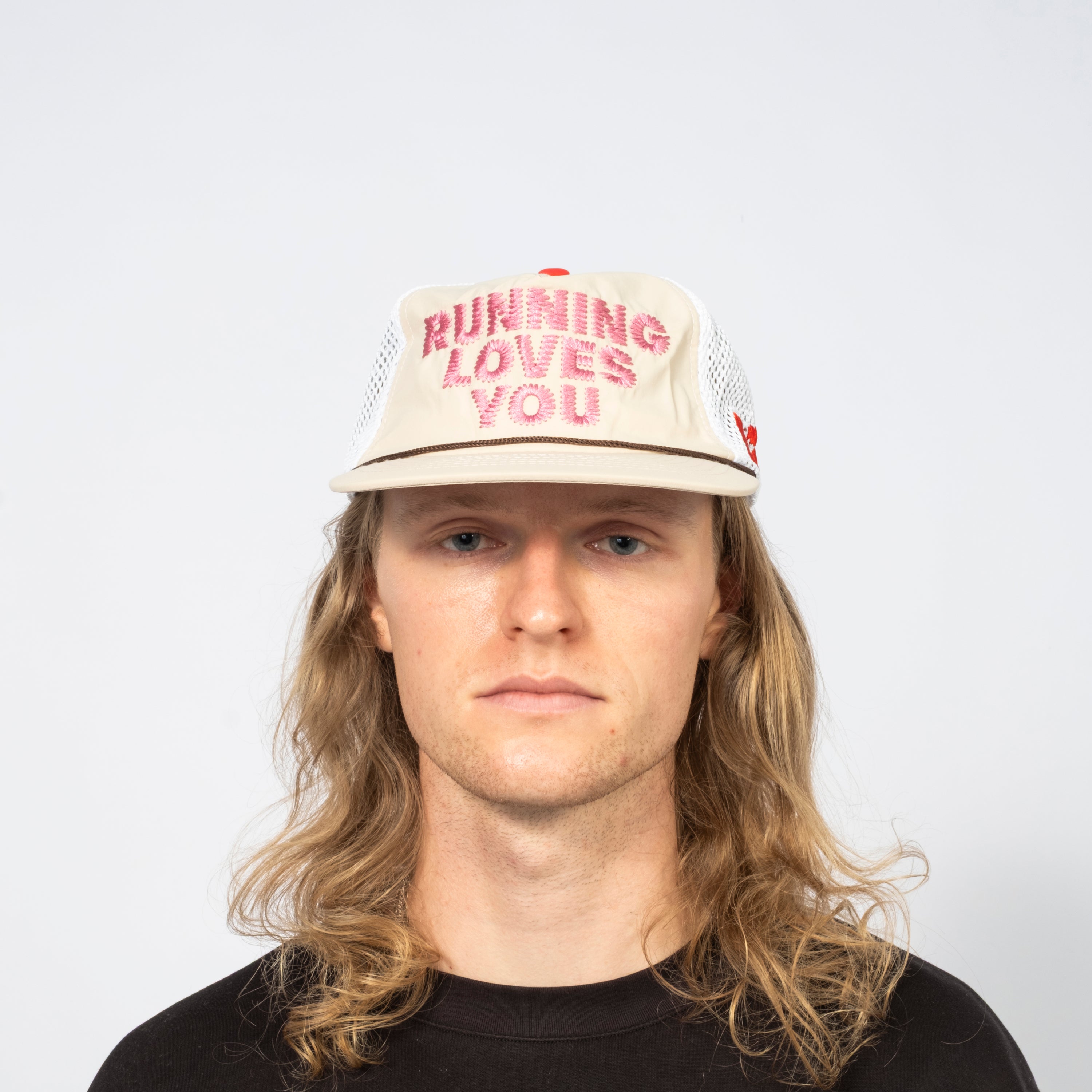 [ALEX ZONO] "RUNNING LOVES YOU " TRUCKER OG _ PINK