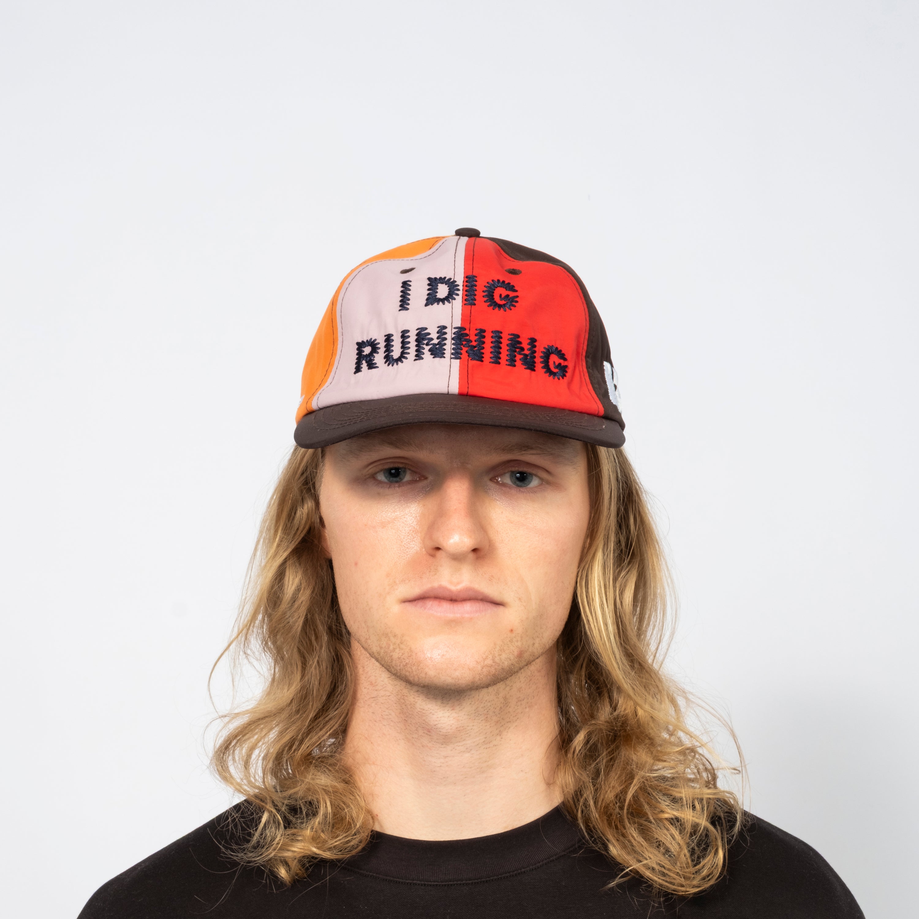 [ALEX ZONO] "I DIG RUNNING" DAD HAT _ MULTI