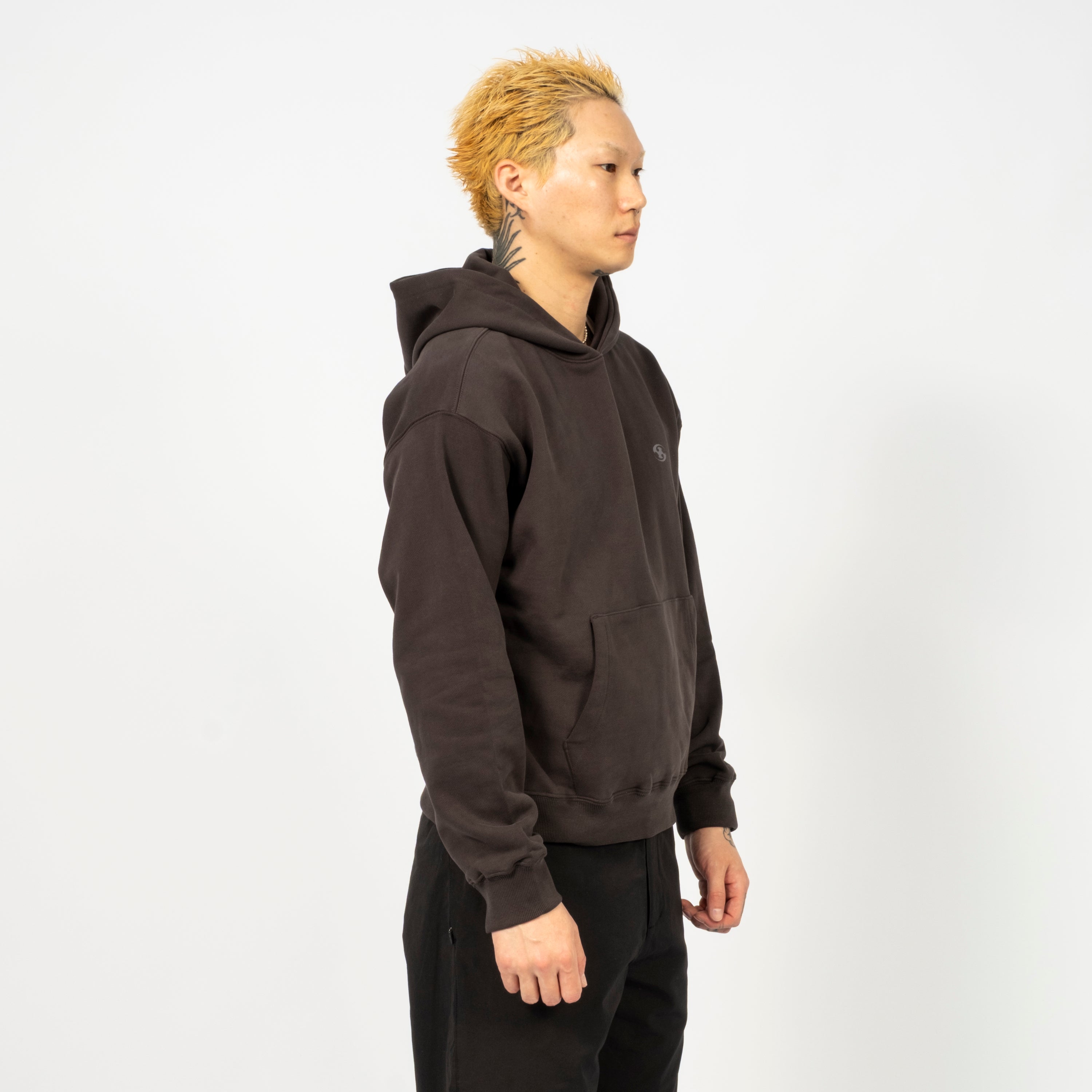 [SAN SAN GEAR] LOGO HOODIE _ CHARCOAL