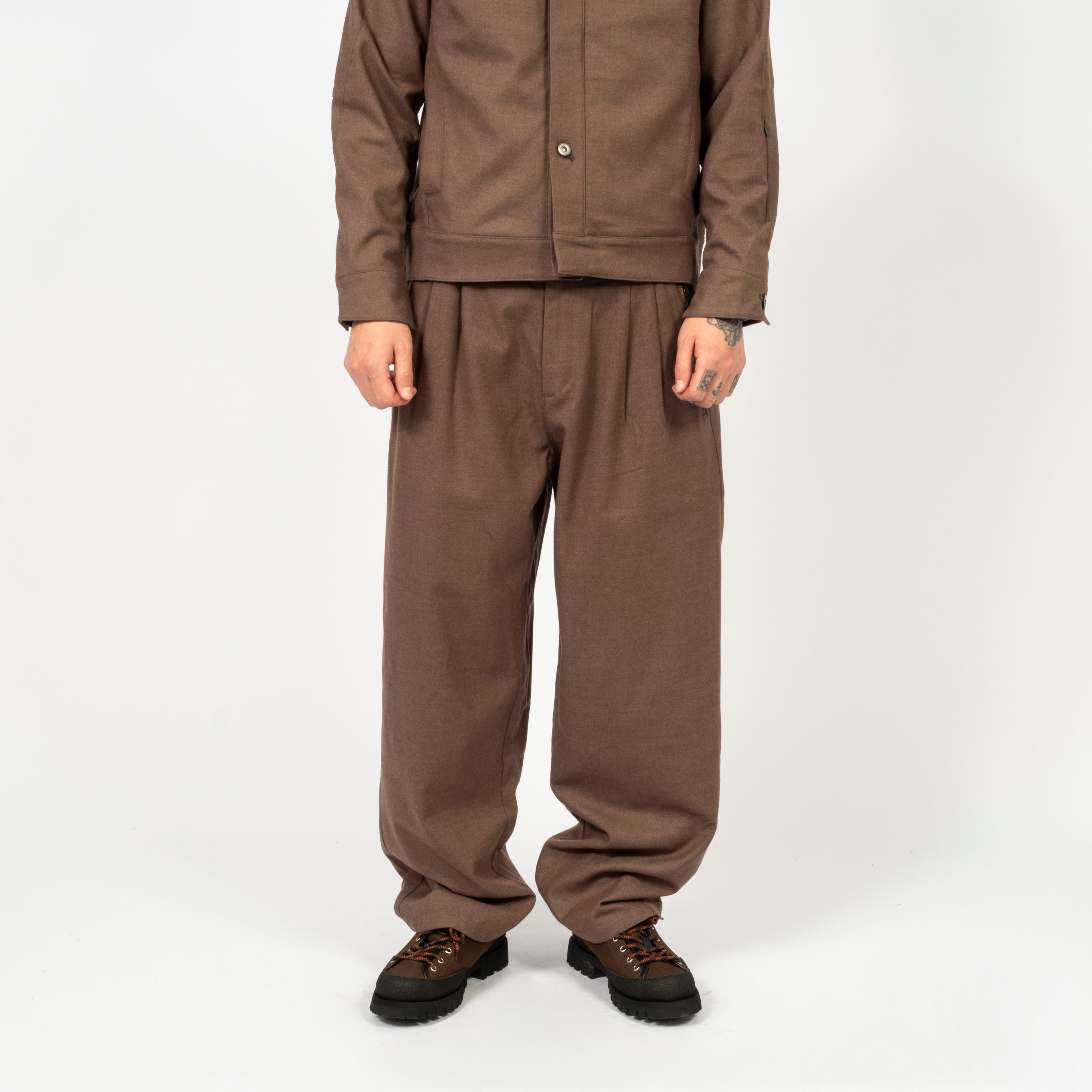 [SAN SAN GEAR] WIDE PANTS _ BROWN