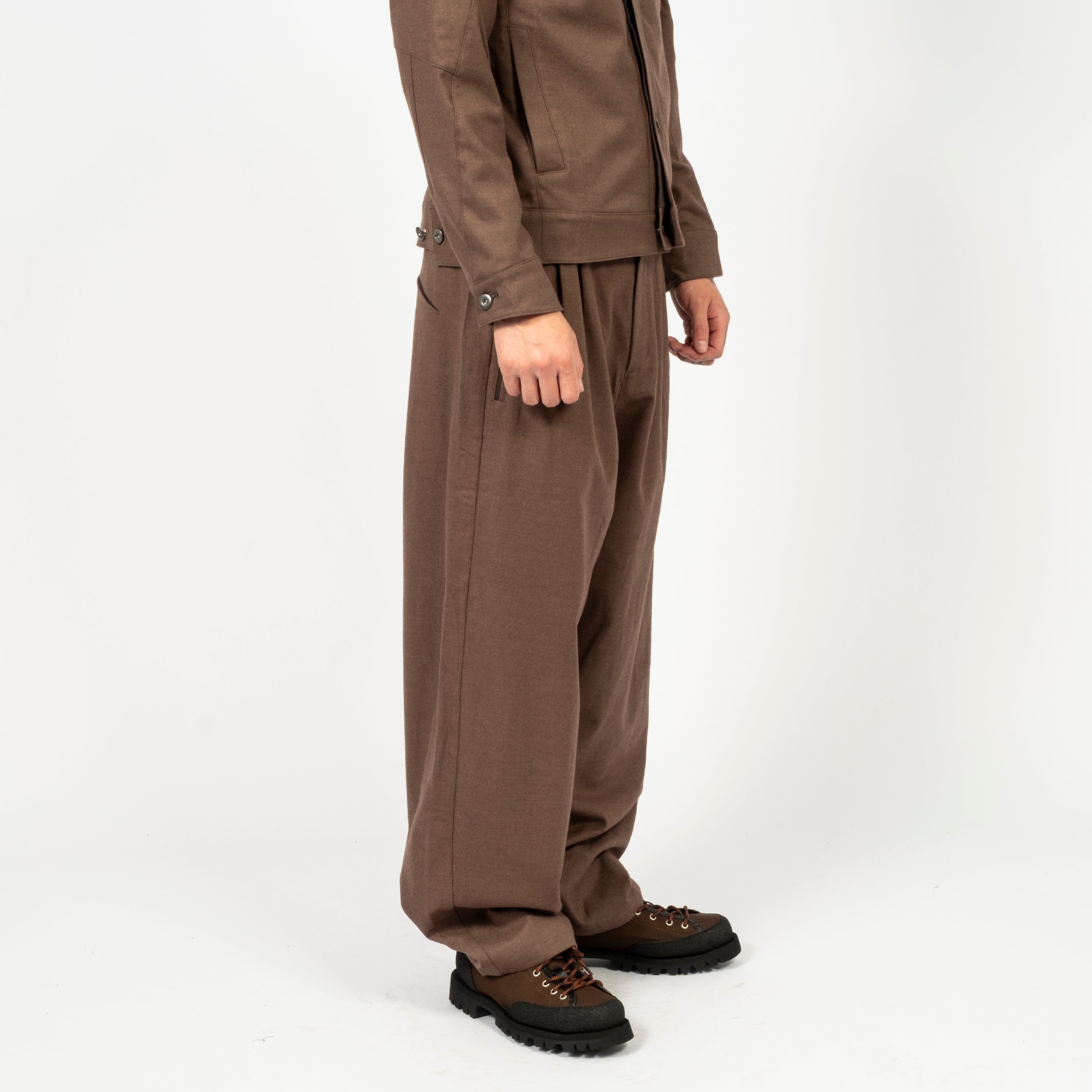 [SAN SAN GEAR] WIDE PANTS _ BROWN