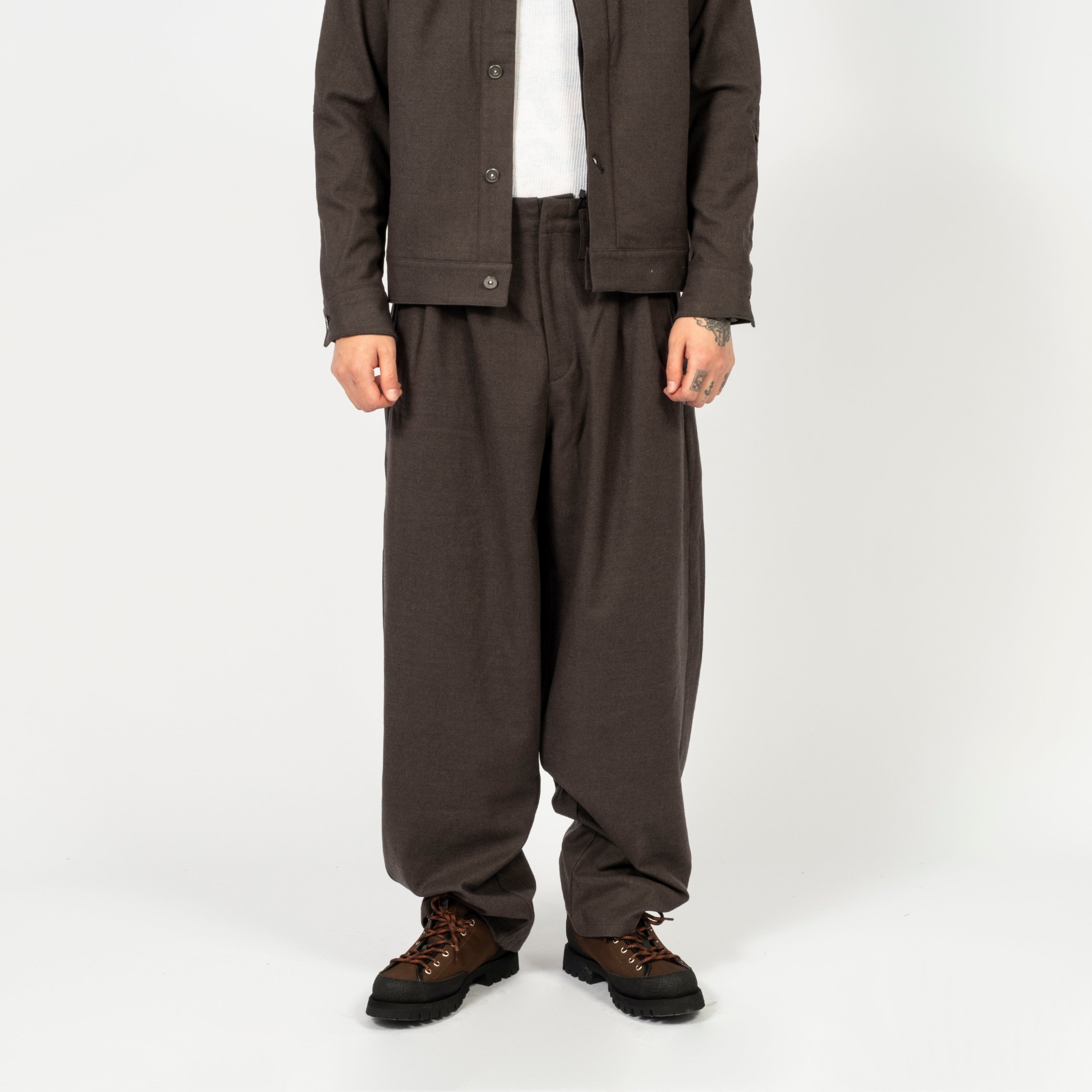 [SAN SAN GEAR] WIDE PANTS _ CHARCOAL