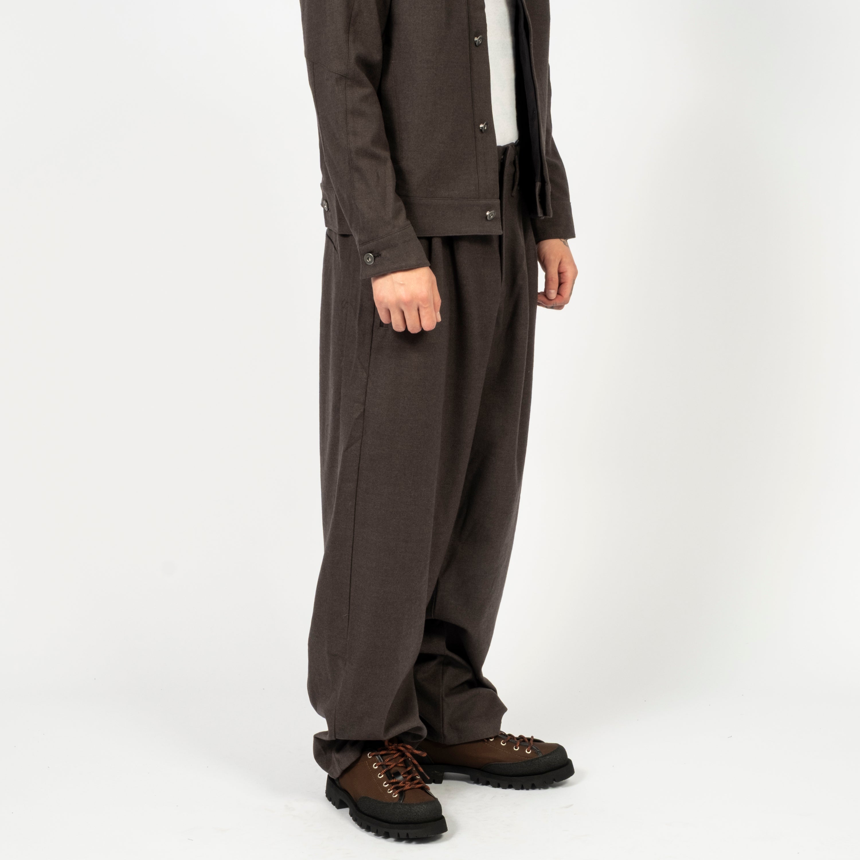 [SAN SAN GEAR] WIDE PANTS _ CHARCOAL