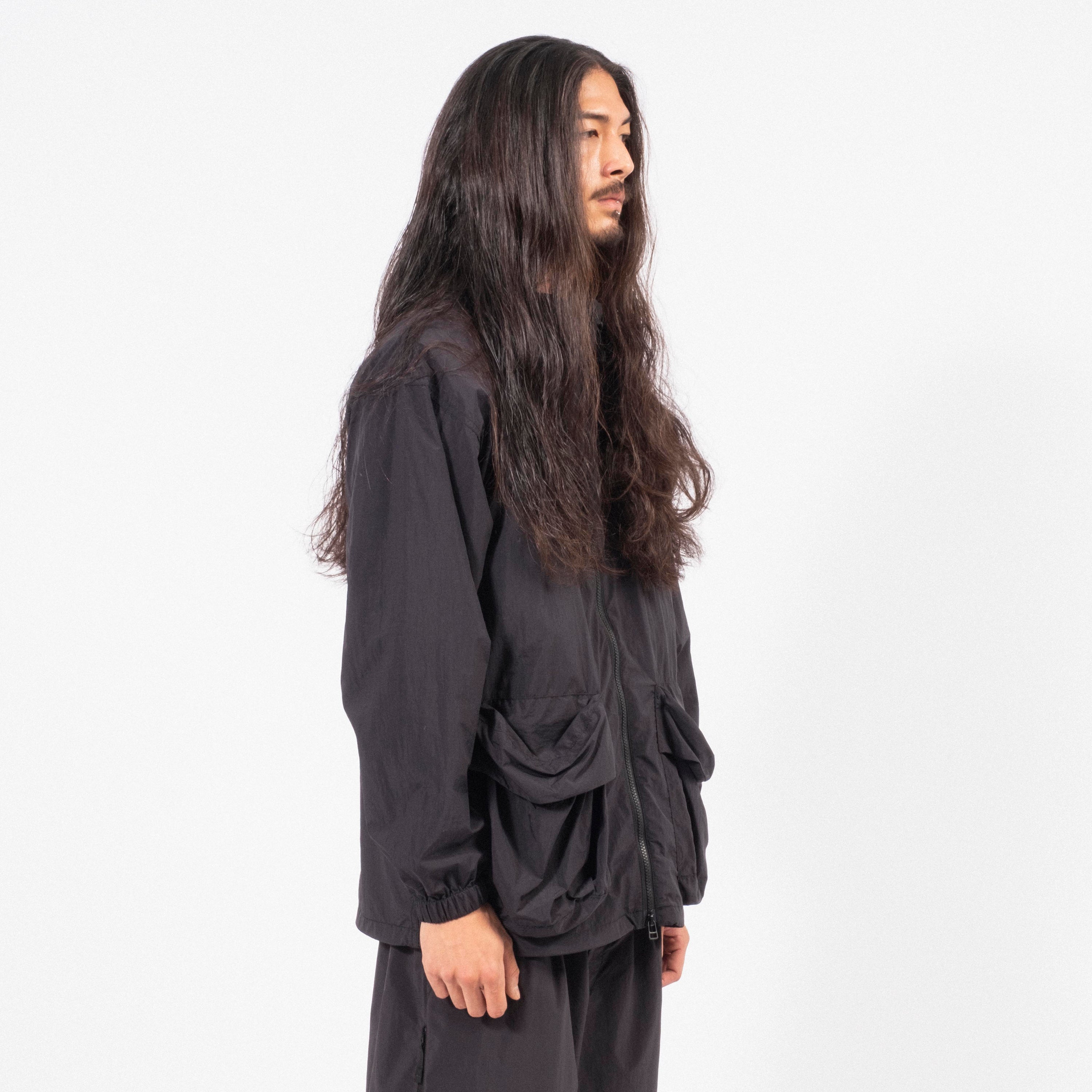 [SNOW PEAK] NYLON TUSSAH JACKET _ BLACK