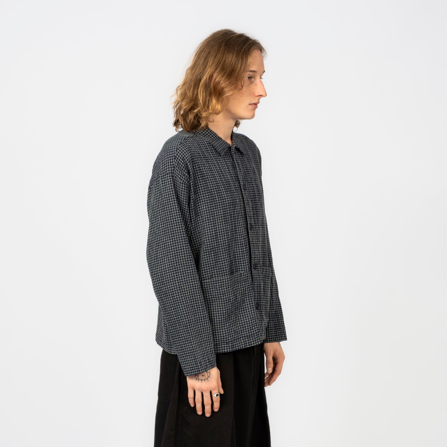 [YMC] PJ OVERSHIRT _ NAVY