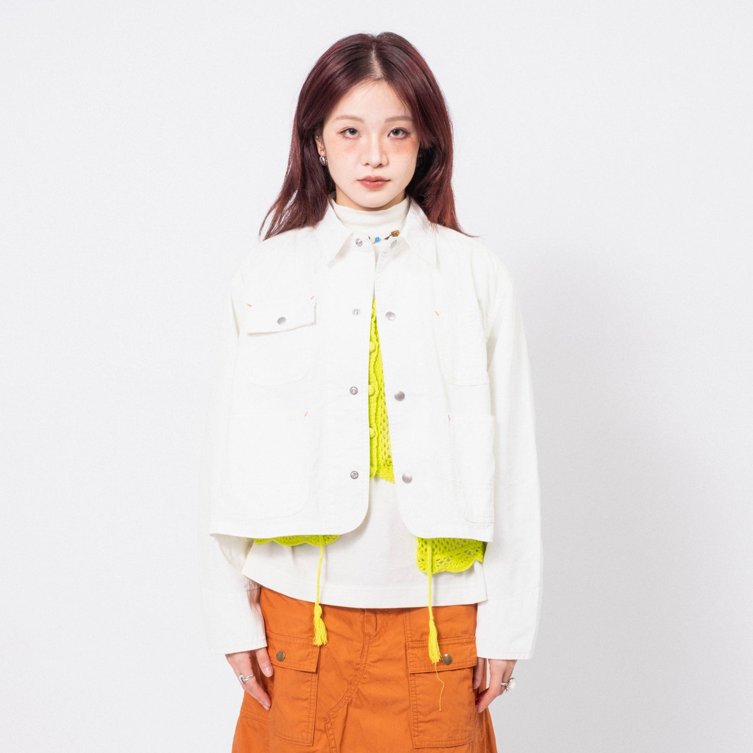 [BEAMS BOY] G.CO SHORT C/ALL _ OFF WHITE