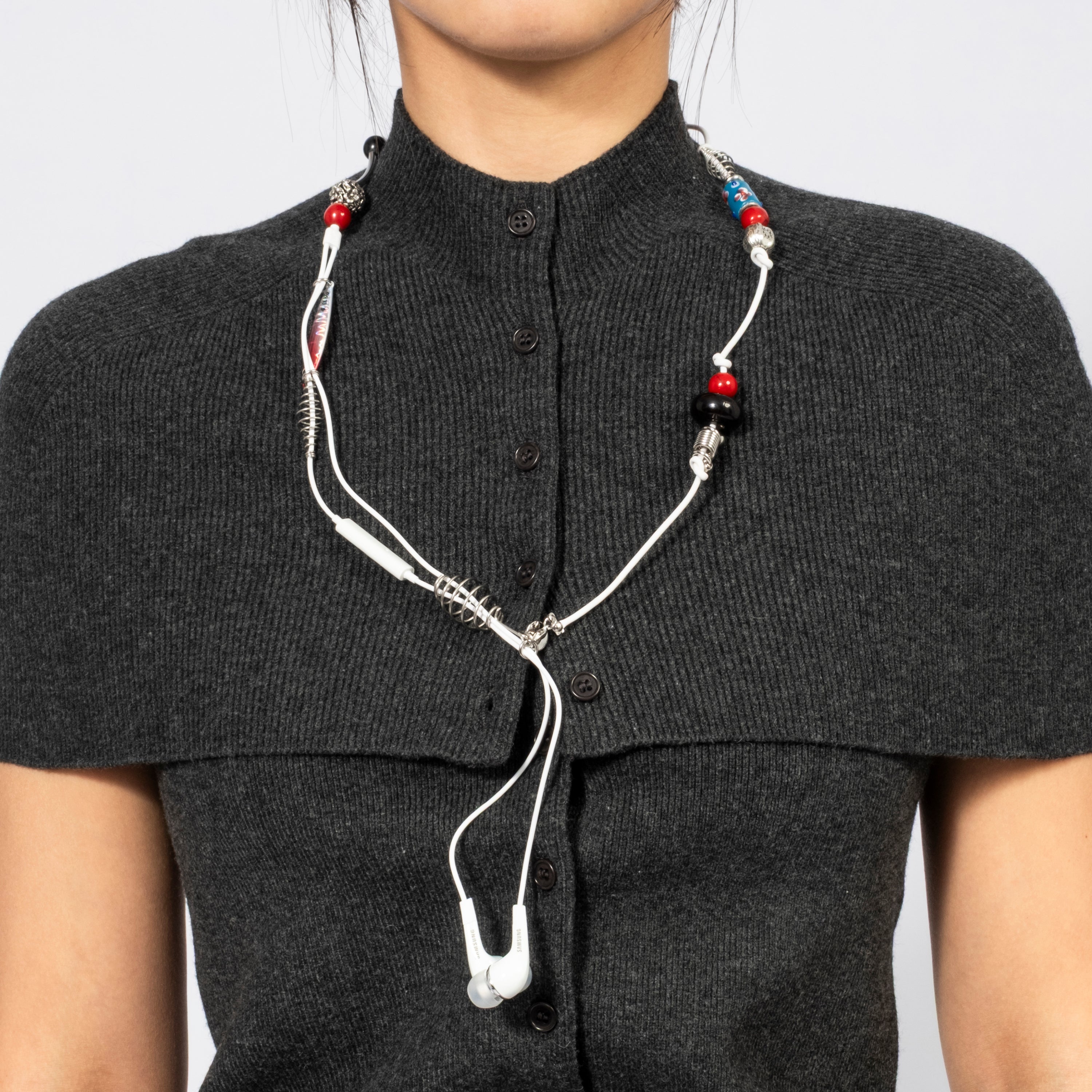 [52HZ LAB] SAMSUNG EARPHONE NECKLACE _ B&R