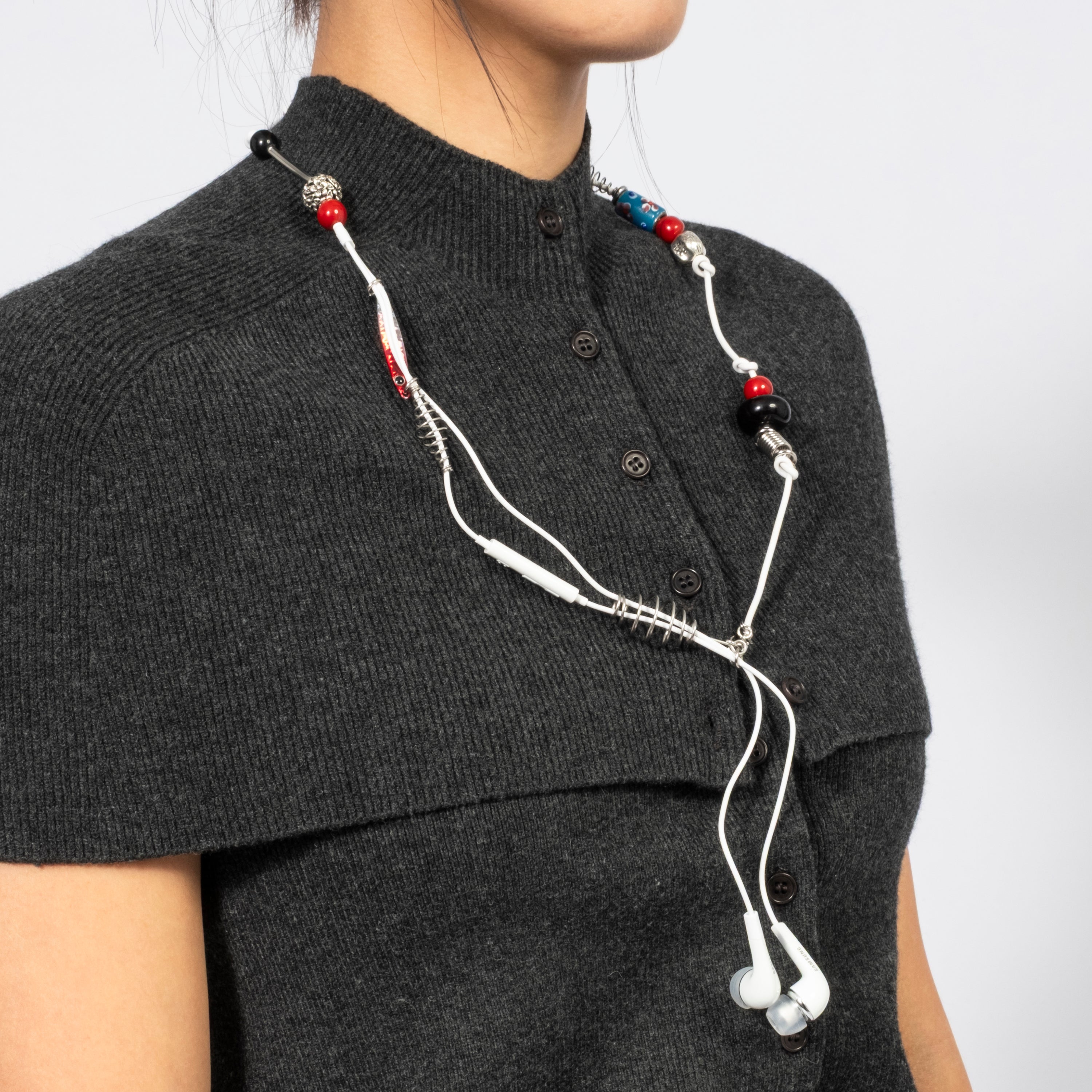 [52HZ LAB] SAMSUNG EARPHONE NECKLACE _ B&R