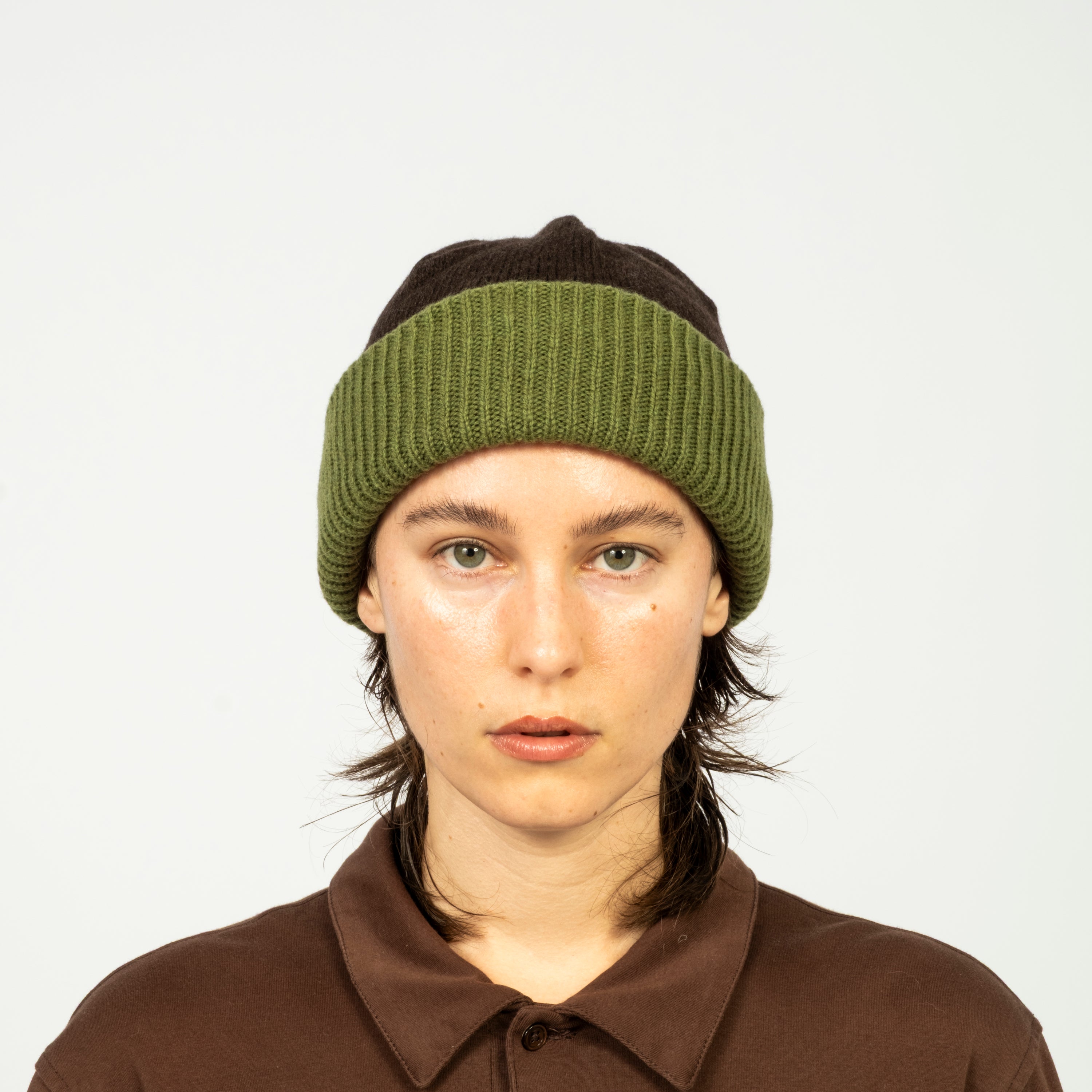 [NINE TAILOR] N-1502 PREIWINKLE WATCH _ BROWN X GREEN