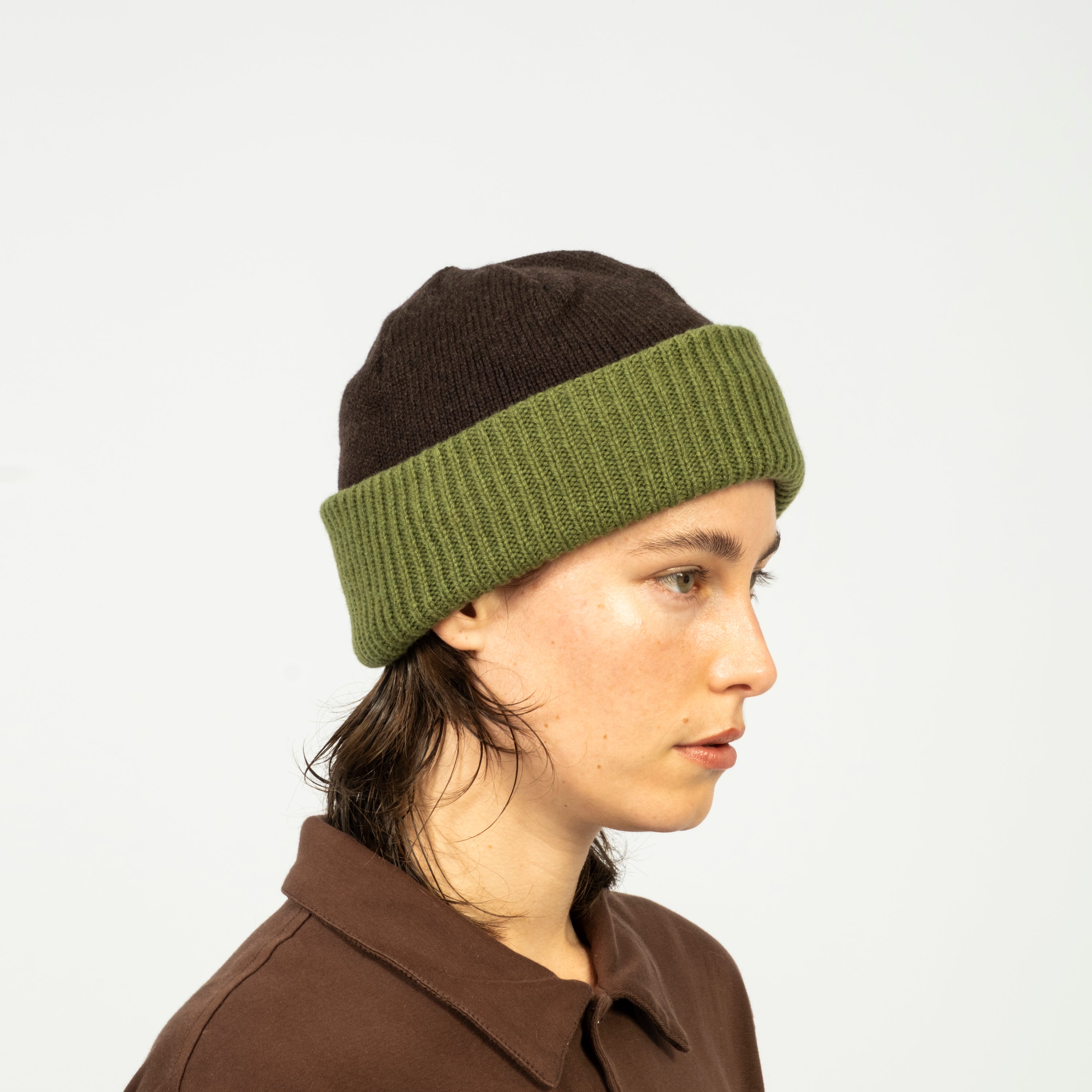 [NINE TAILOR] N-1502 PREIWINKLE WATCH _ BROWN X GREEN