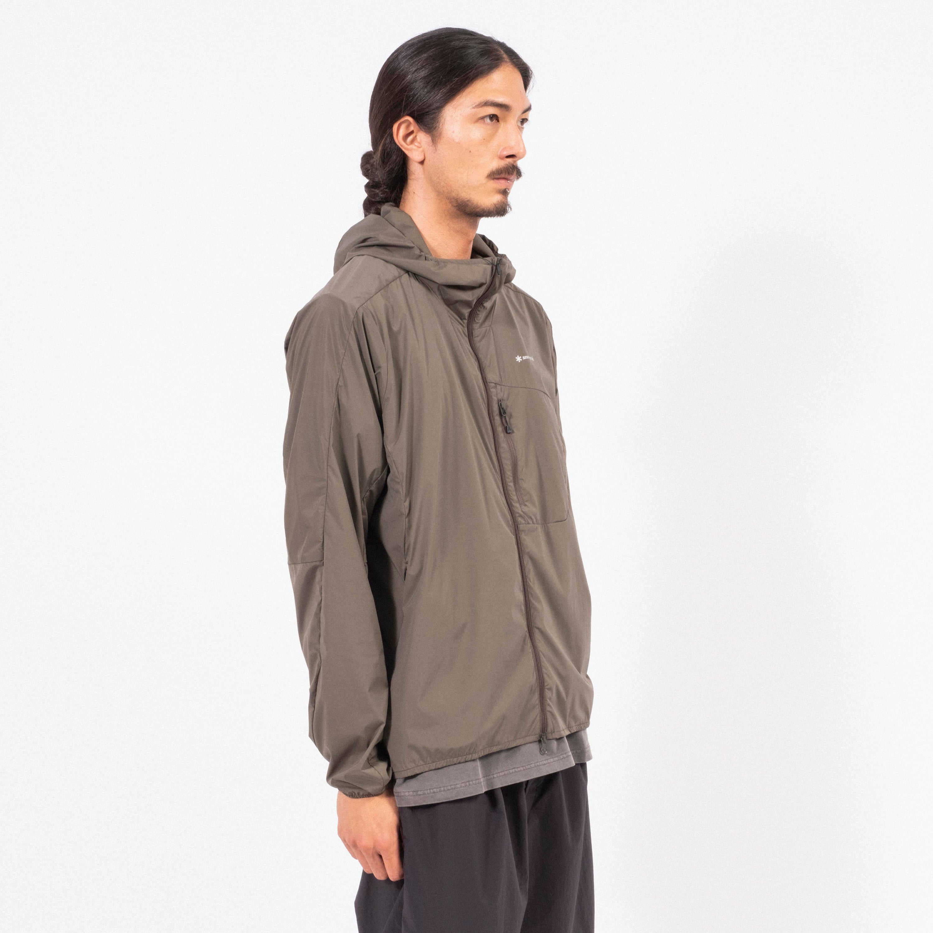 [SNOW PEAK] ULTRALIGHT PACKABLE HOODIE _ DARK OLIVE