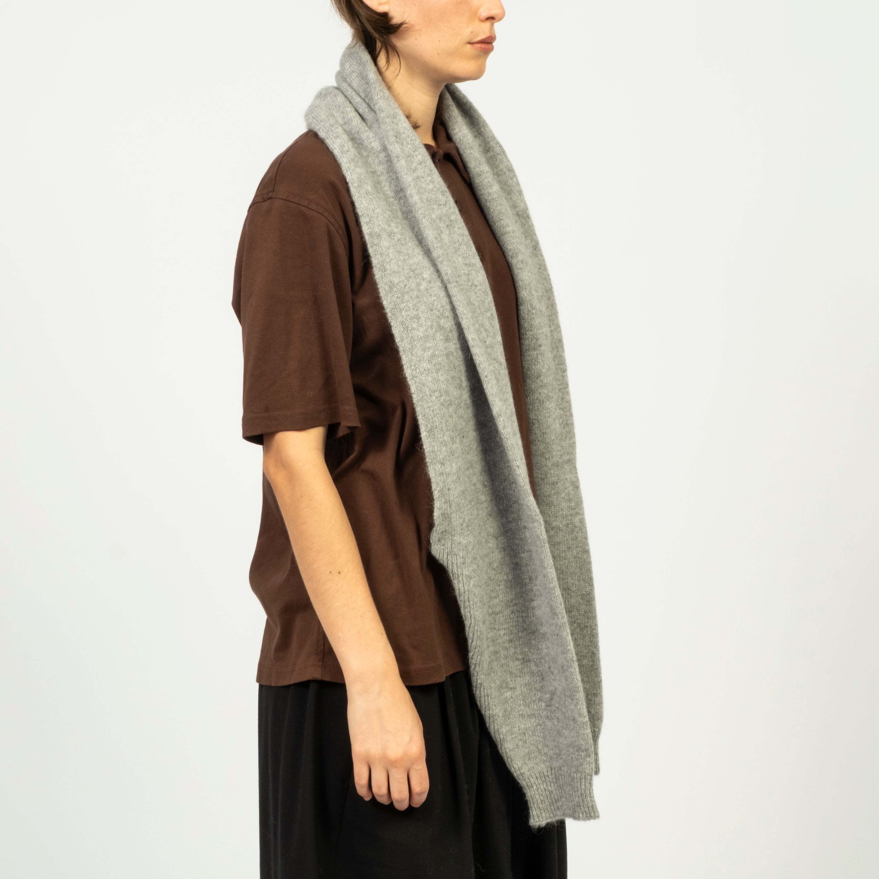 [NINE TAILOR] N-1536 BERGAMOT STOLE _ L.GREY