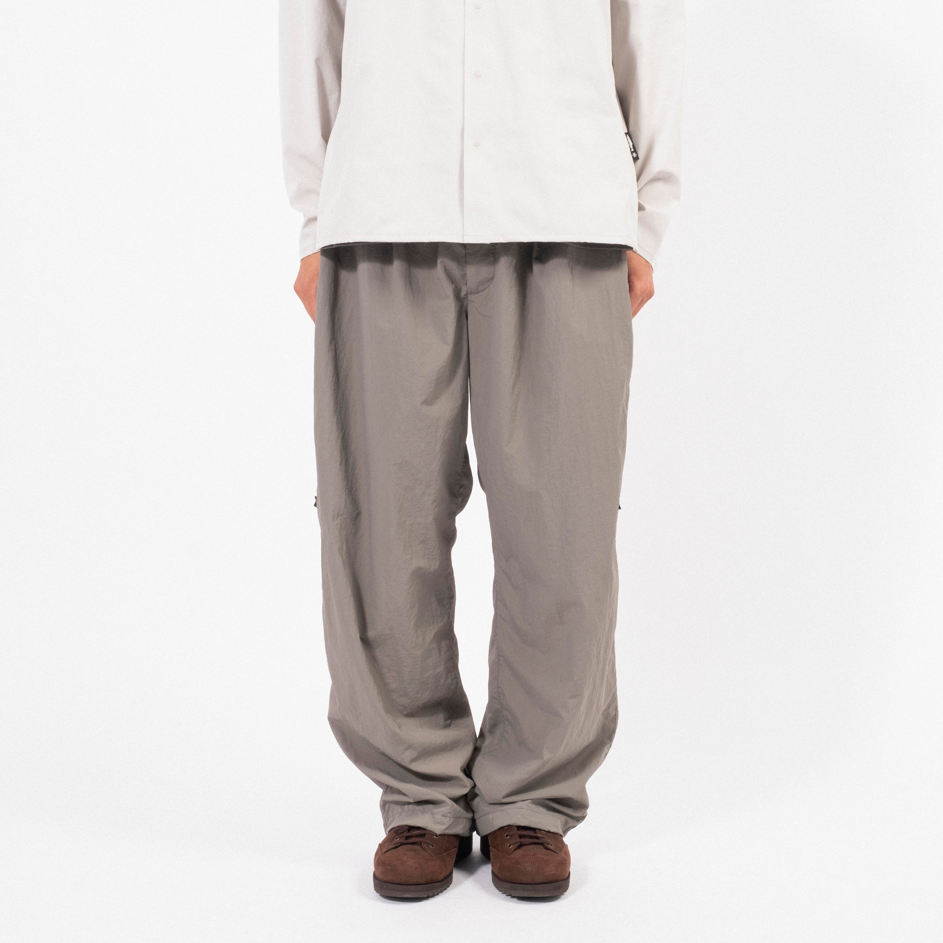 [SNOW PEAK] NYLON TUSSAH UTILITY STORAGE PANTS _ LIGHT OLIVE
