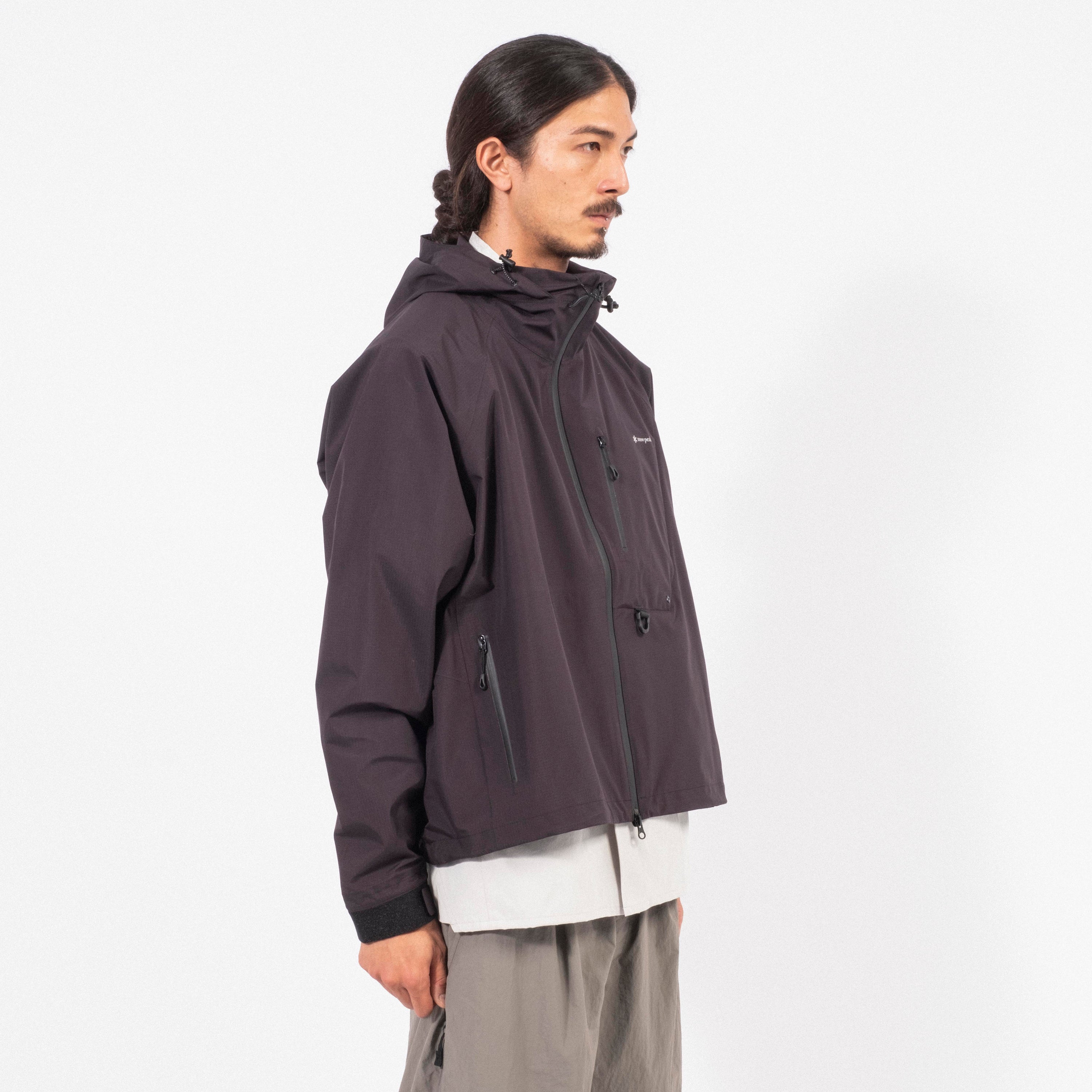 [SNOW PEAK] GORE-TEX LIGHTWEIGHT RAIN WADING JACKET _ BLACK