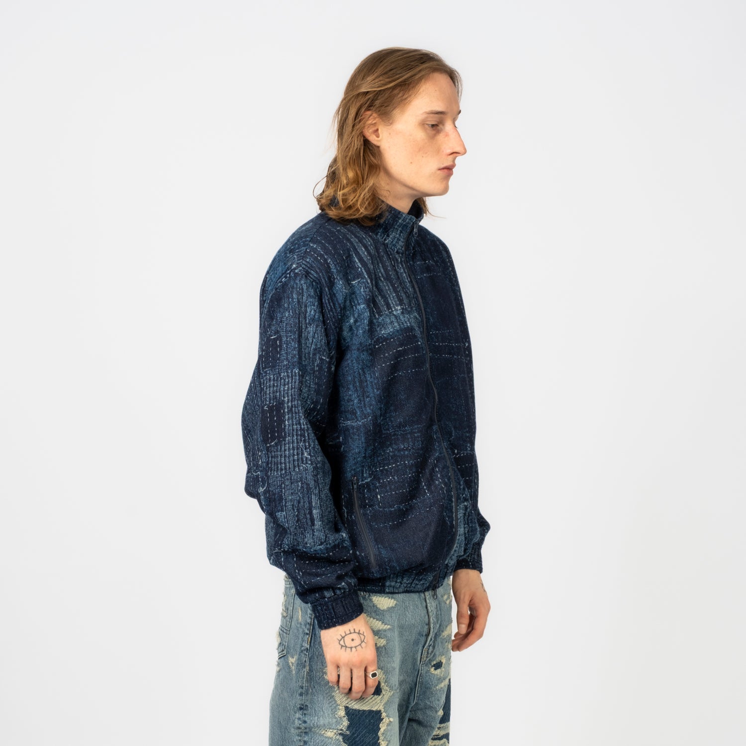 [FDMTL] FA26JK17R BORO TRACK JACKET RINSE _ INDIGO