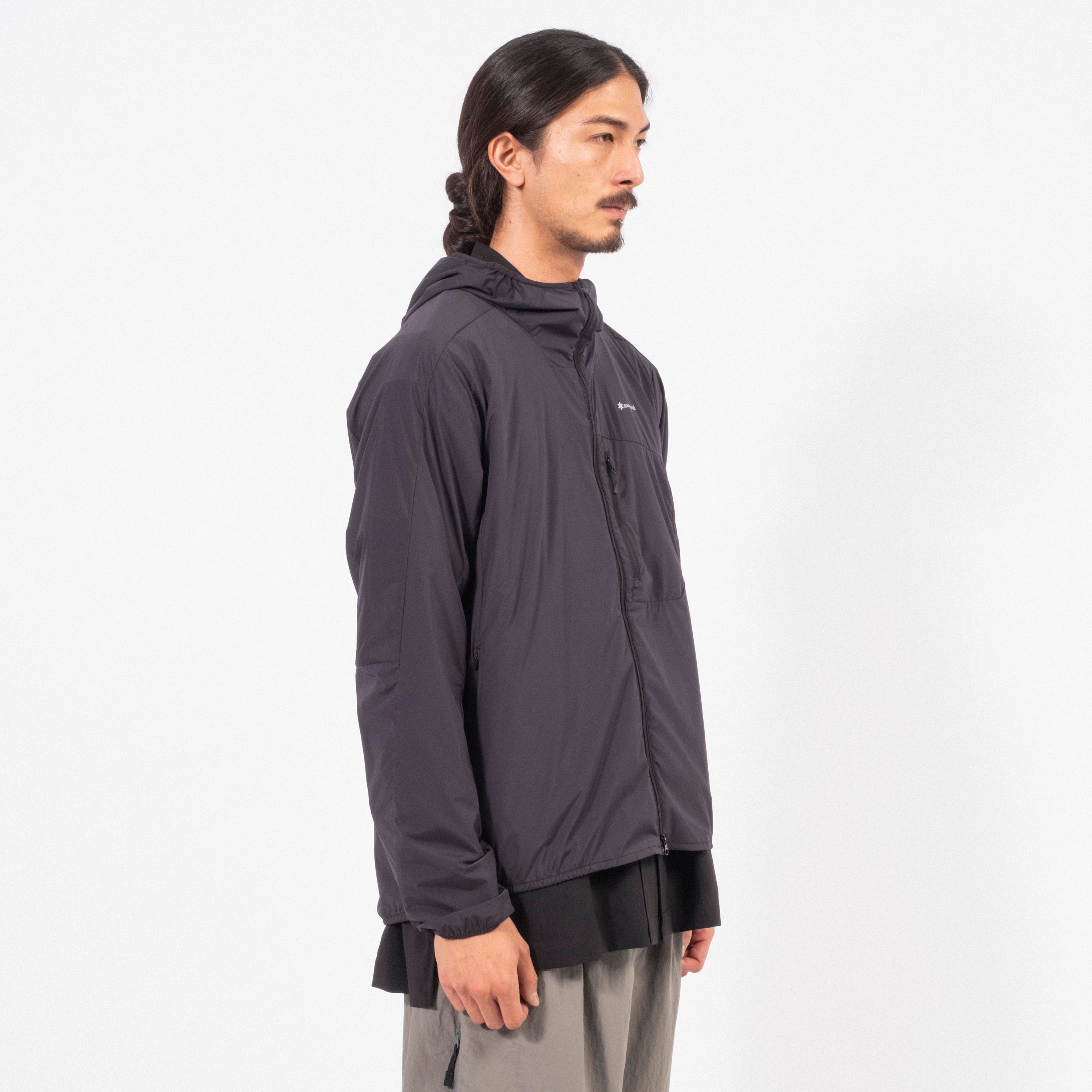 [SNOW PEAK] ULTRALIGHT PACKABLE HOODIE _ BLACK