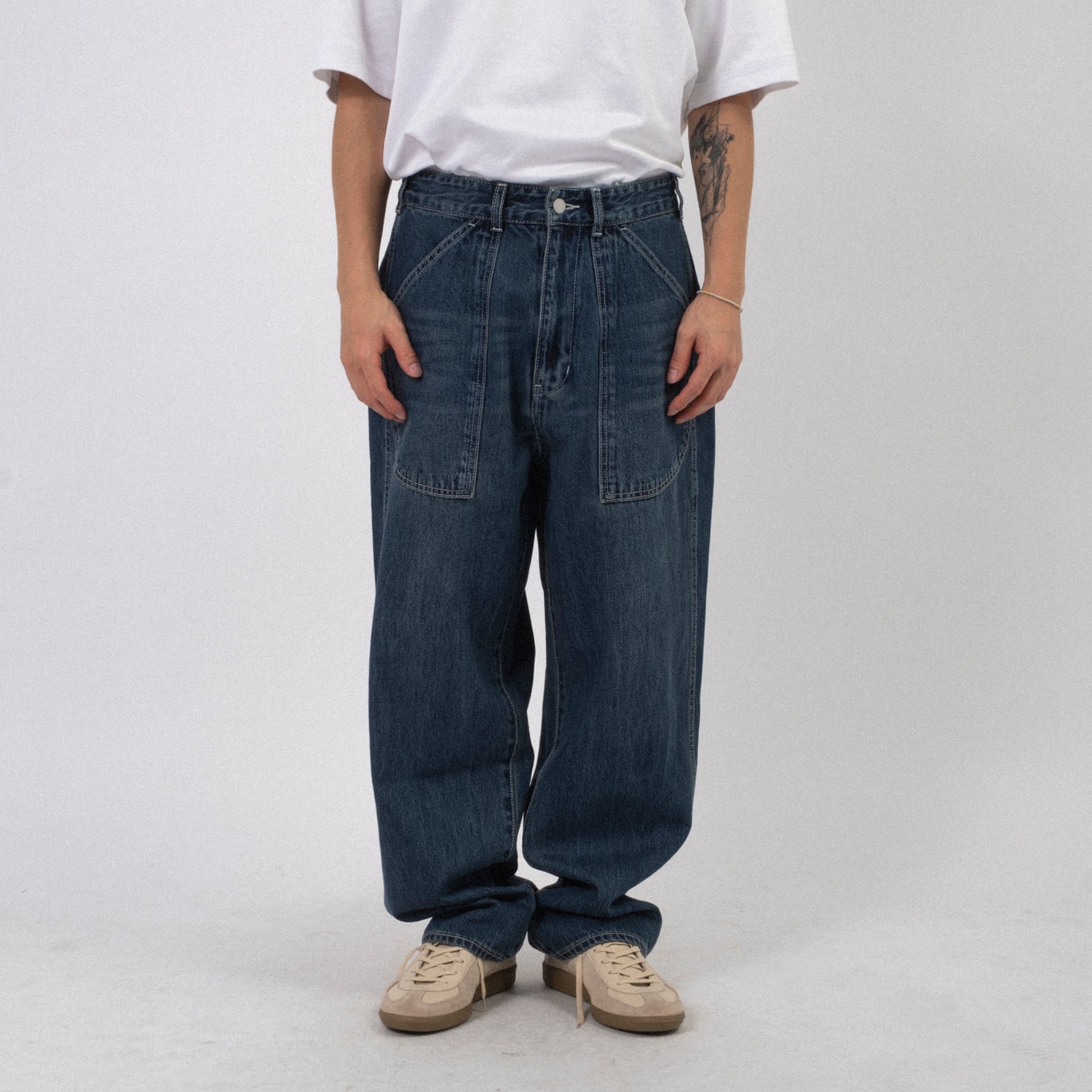 [NEITHERS] FRONTMAN DENIM PANTS _ WASHED BLUE