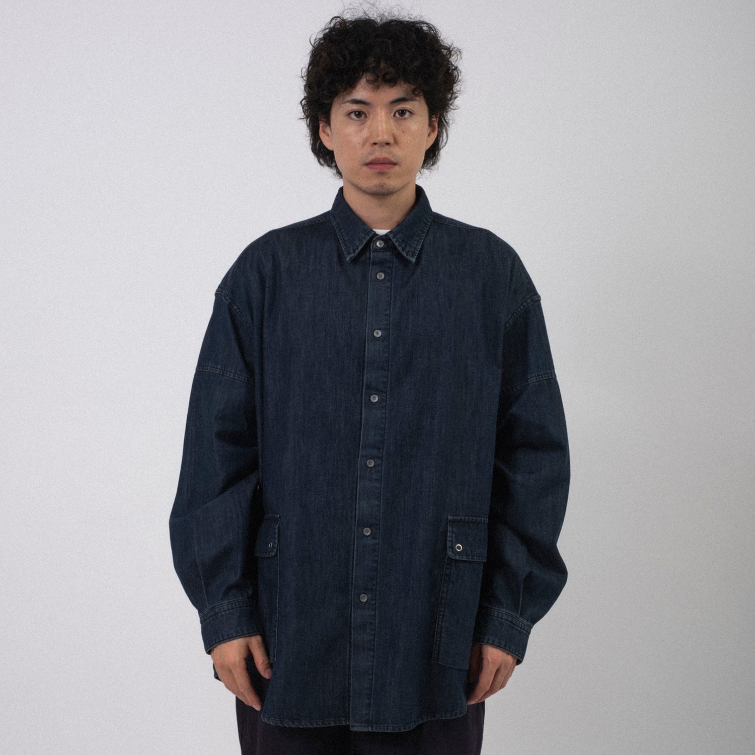 [NEITHERS] GARDENER DENIM L/S SHIRT JACKET _ INDIGO