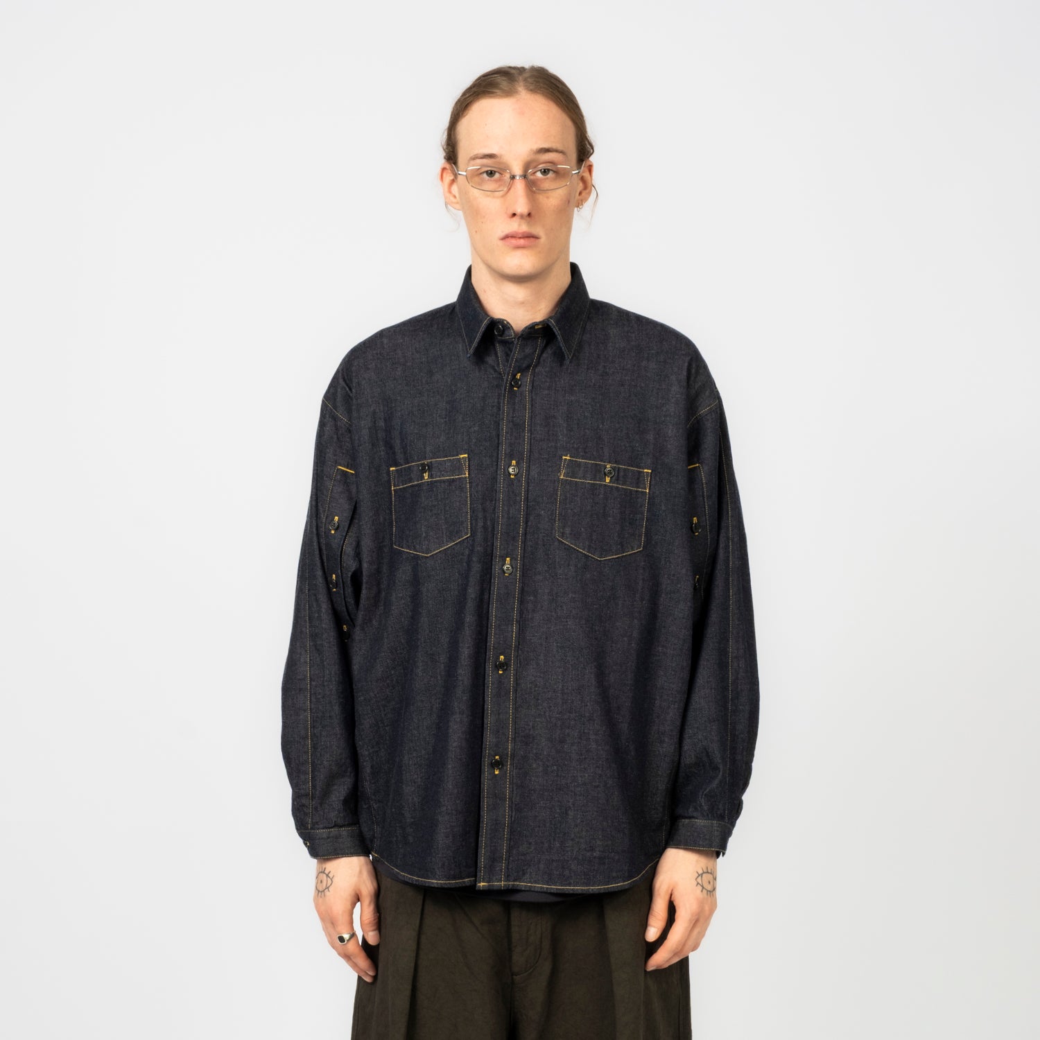 [FDMTL] FA26SH13R KYTE SHIRT RINSE _ INDIGO