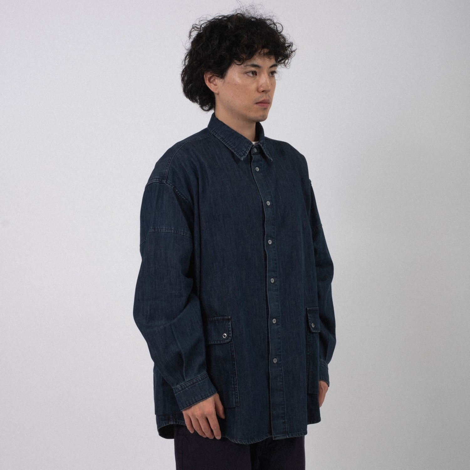 [NEITHERS] GARDENER DENIM L/S SHIRT JACKET _ INDIGO