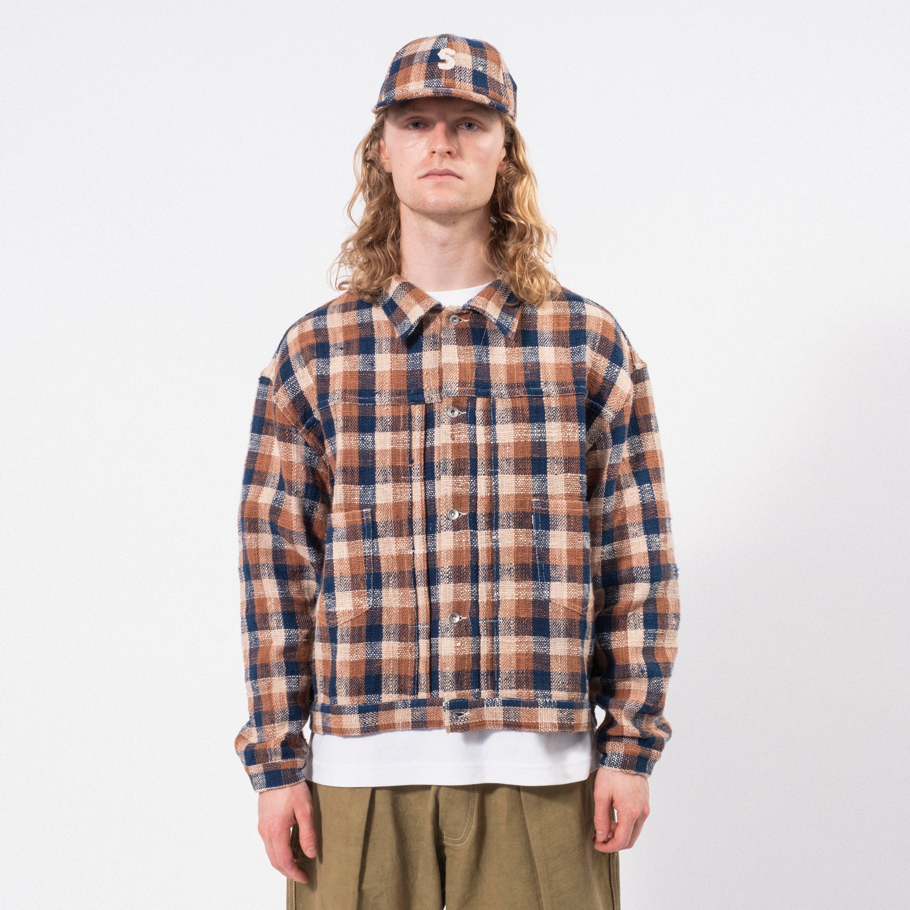 [STORY MFG] SUNDAE JACKET _ BARN CHECK