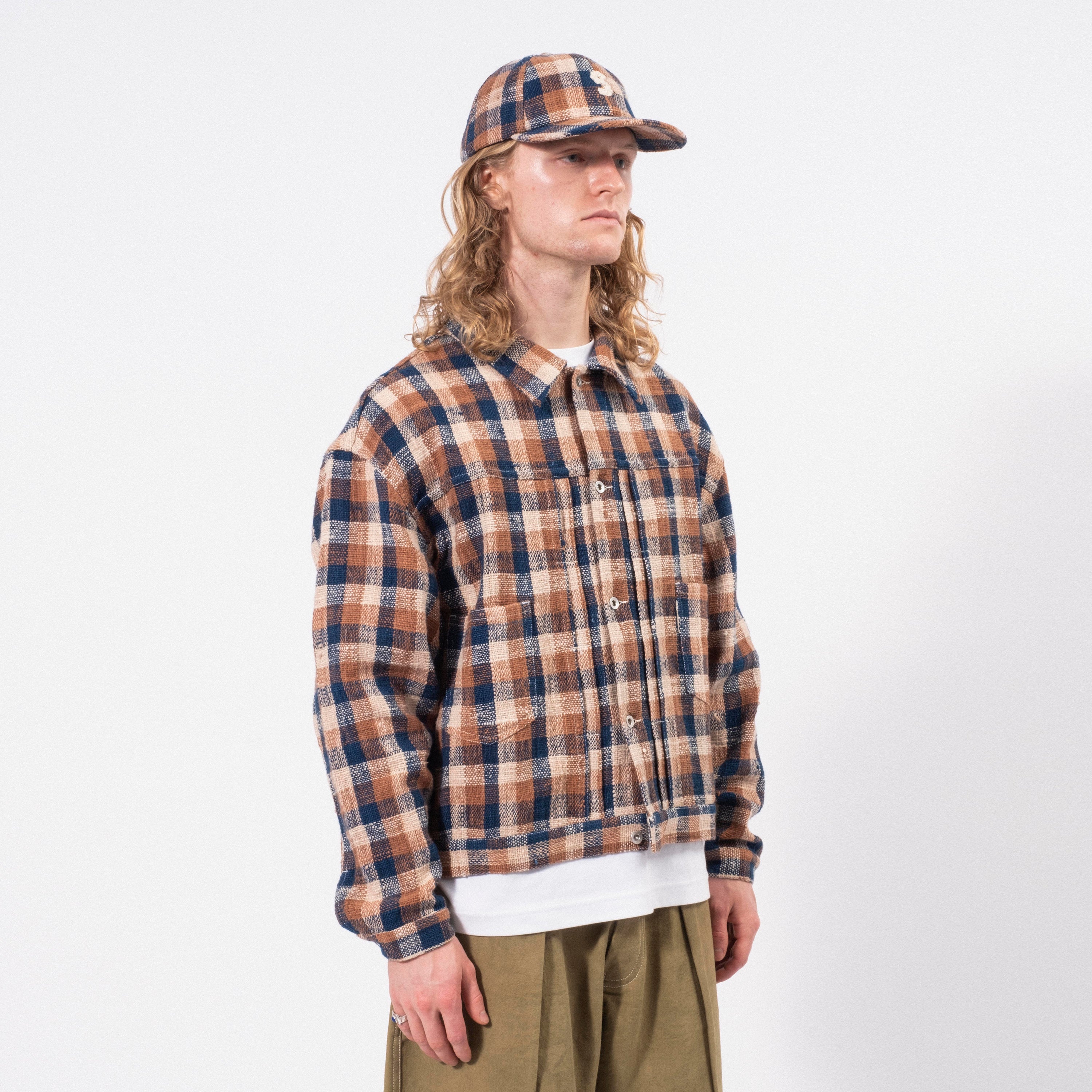 [STORY MFG] SUNDAE JACKET _ BARN CHECK