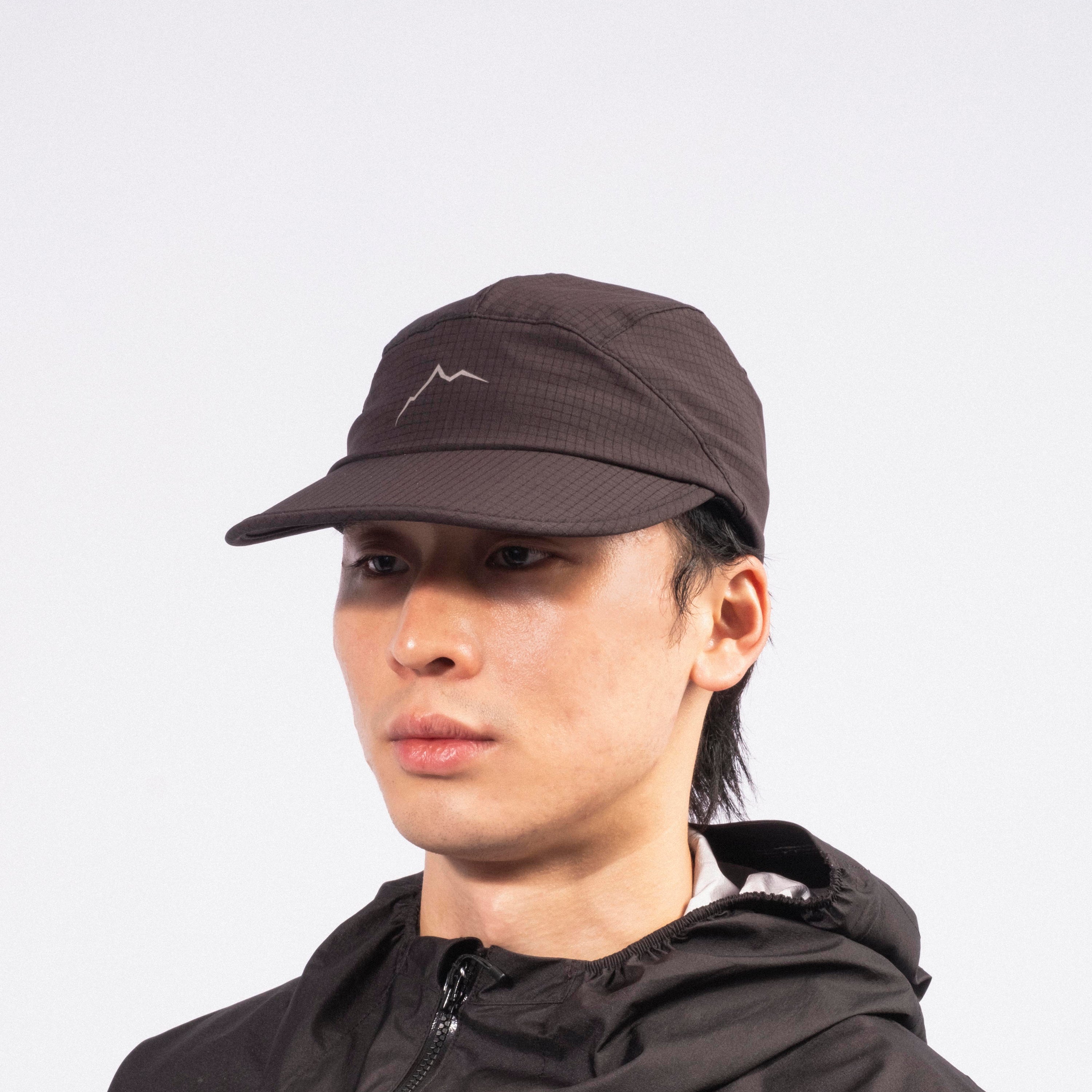[CAYL] FLOW 5 PANEL CAP _ BLACK