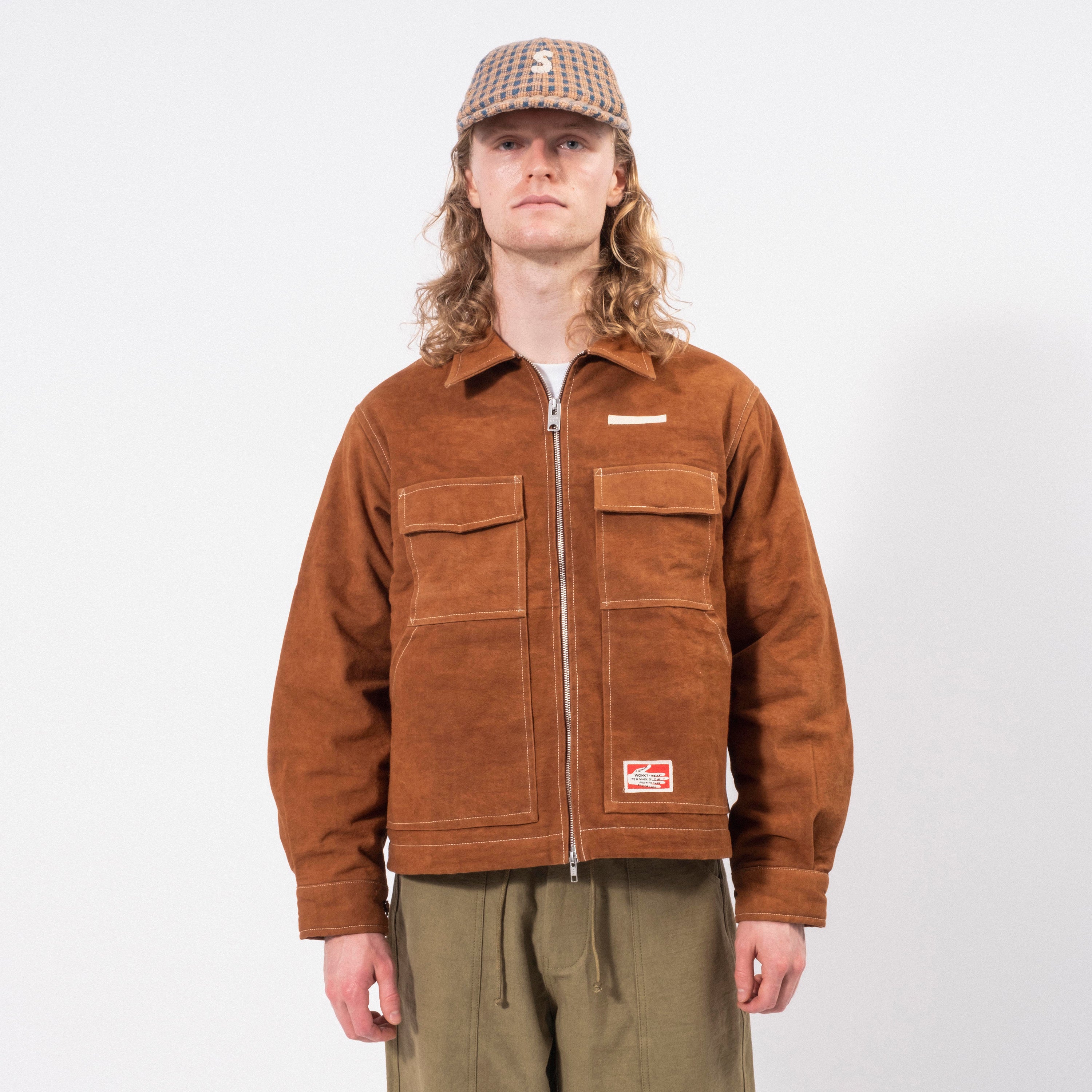 [STORY MFG] FORGOTTEN JACKET _ BROWN WONKY-WEAR
