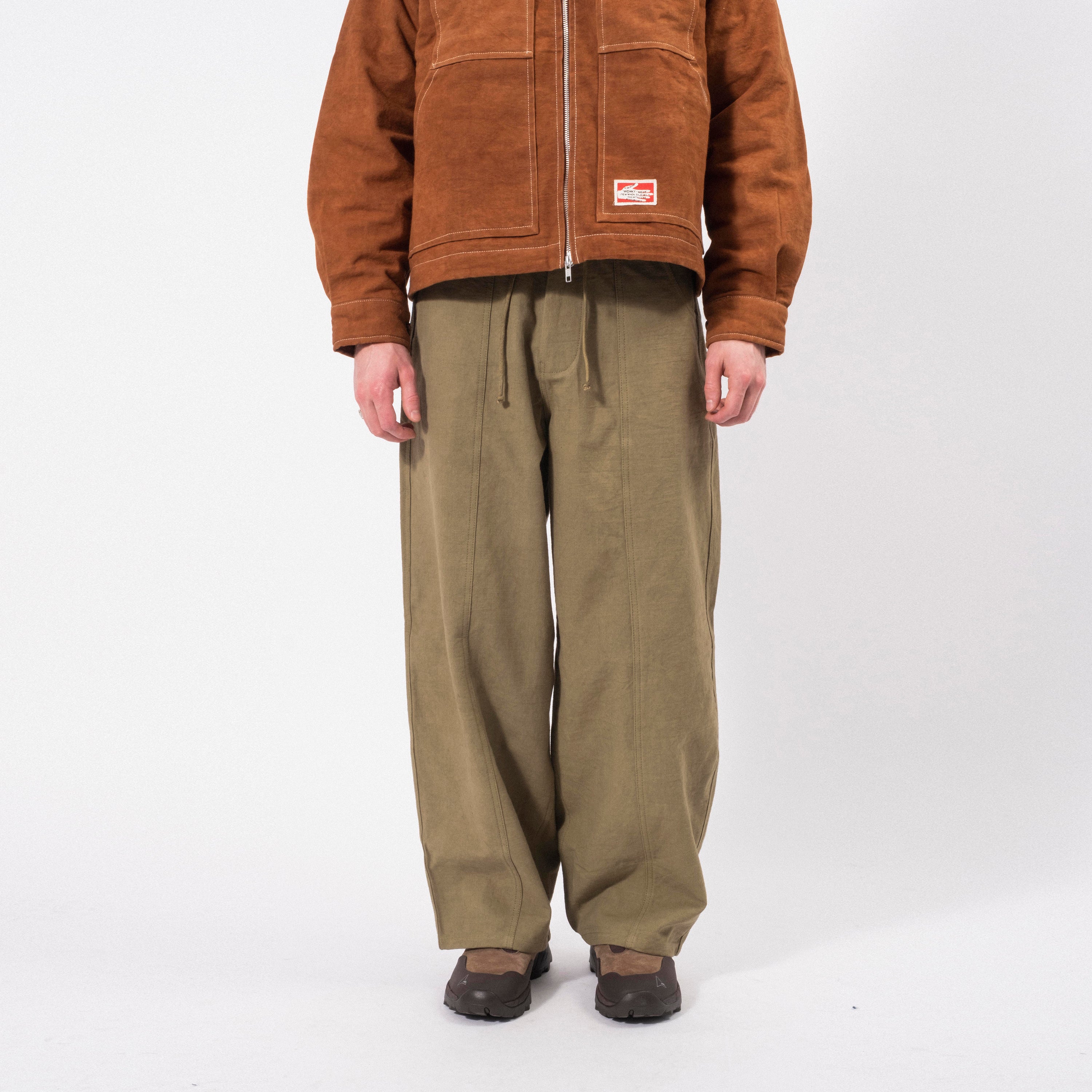 [STORY MFG] DOCUMENT PANTS _ OLIVE