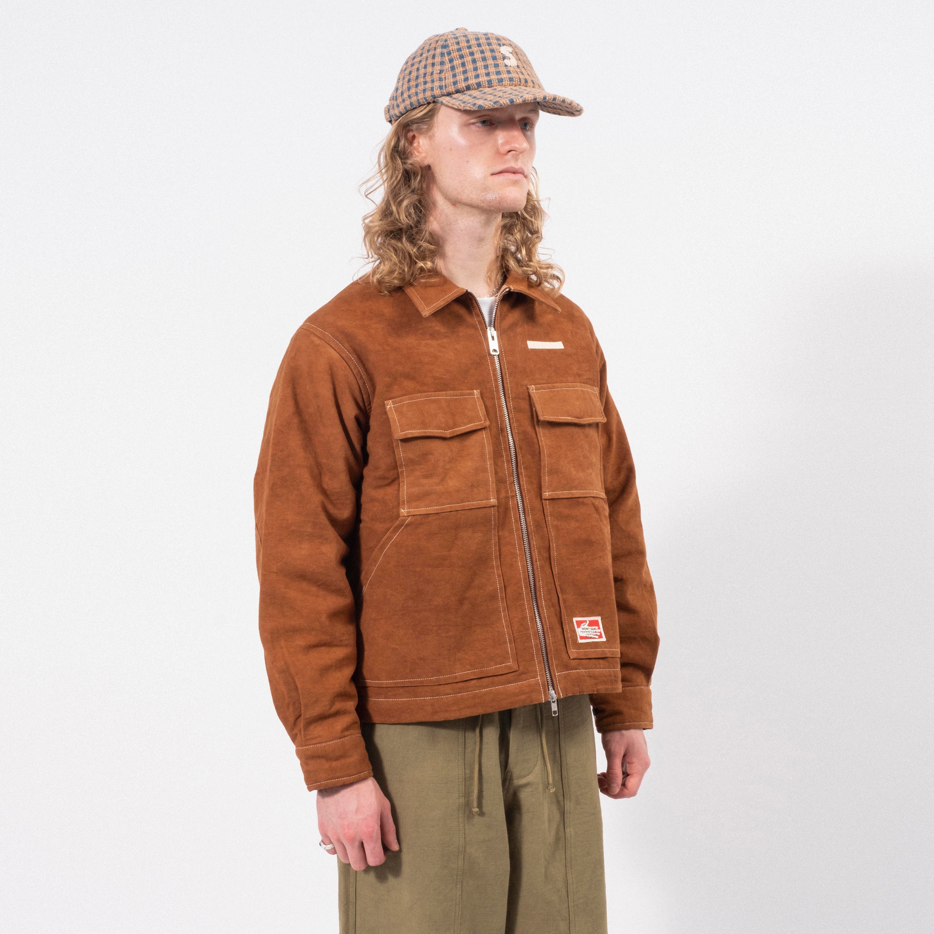 [STORY MFG] FORGOTTEN JACKET _ BROWN WONKY-WEAR