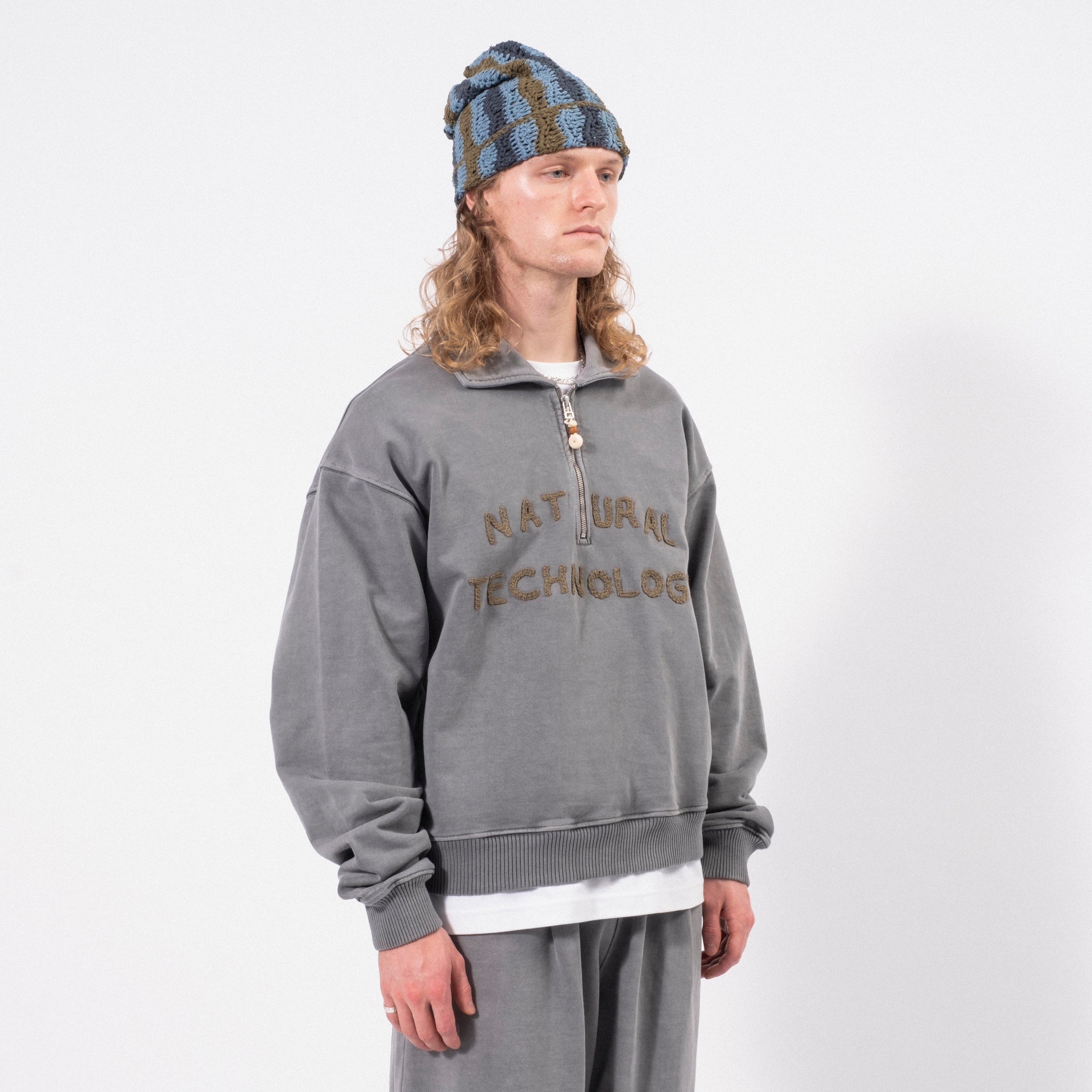 [STORY MFG] GEO PULLOVER _ BLACK